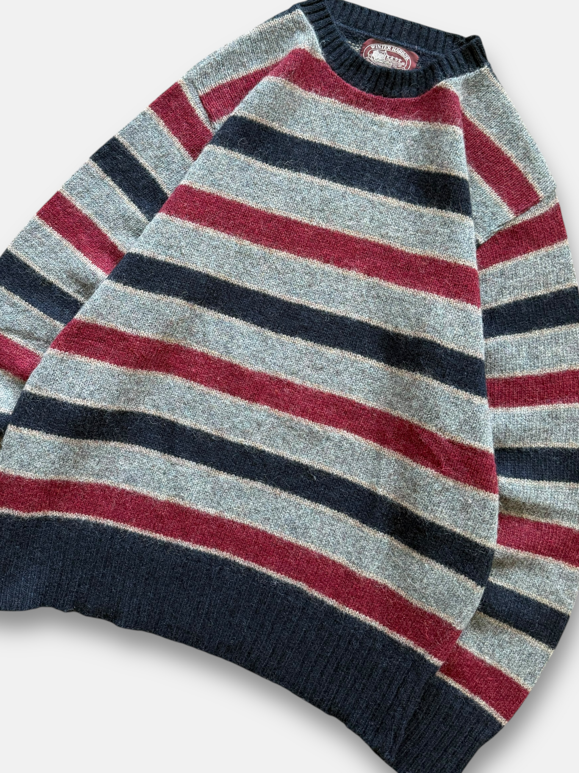 90s Winter Harbor Wool Sweater (L)