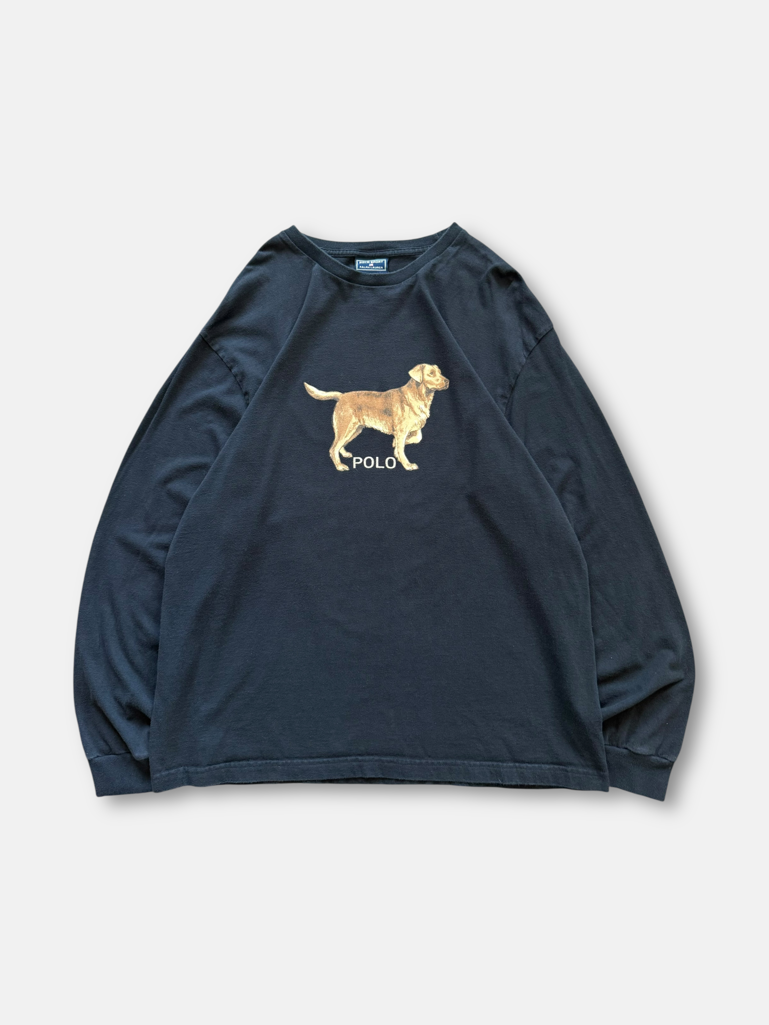 90s Polo Sport RL Dog Golden Retriever Tee (XL)