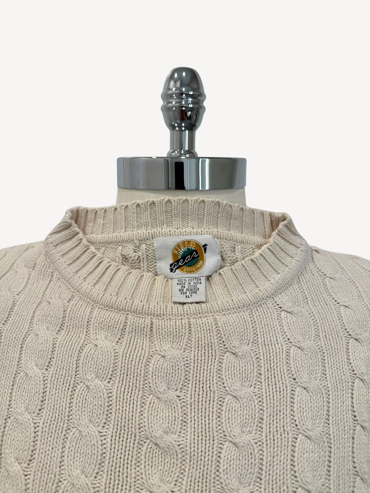 90s Field Gear Fisherman Sweater (XL)