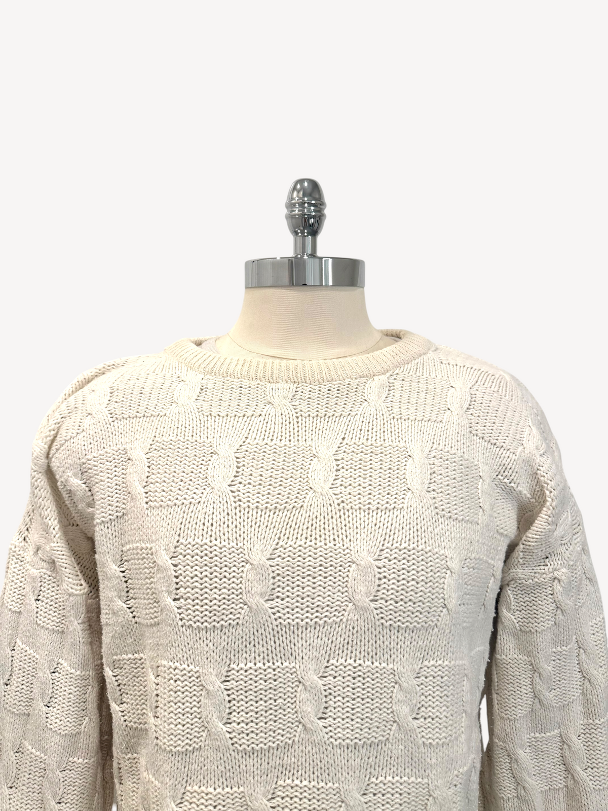 90s Honors Fisherman Sweater (L)