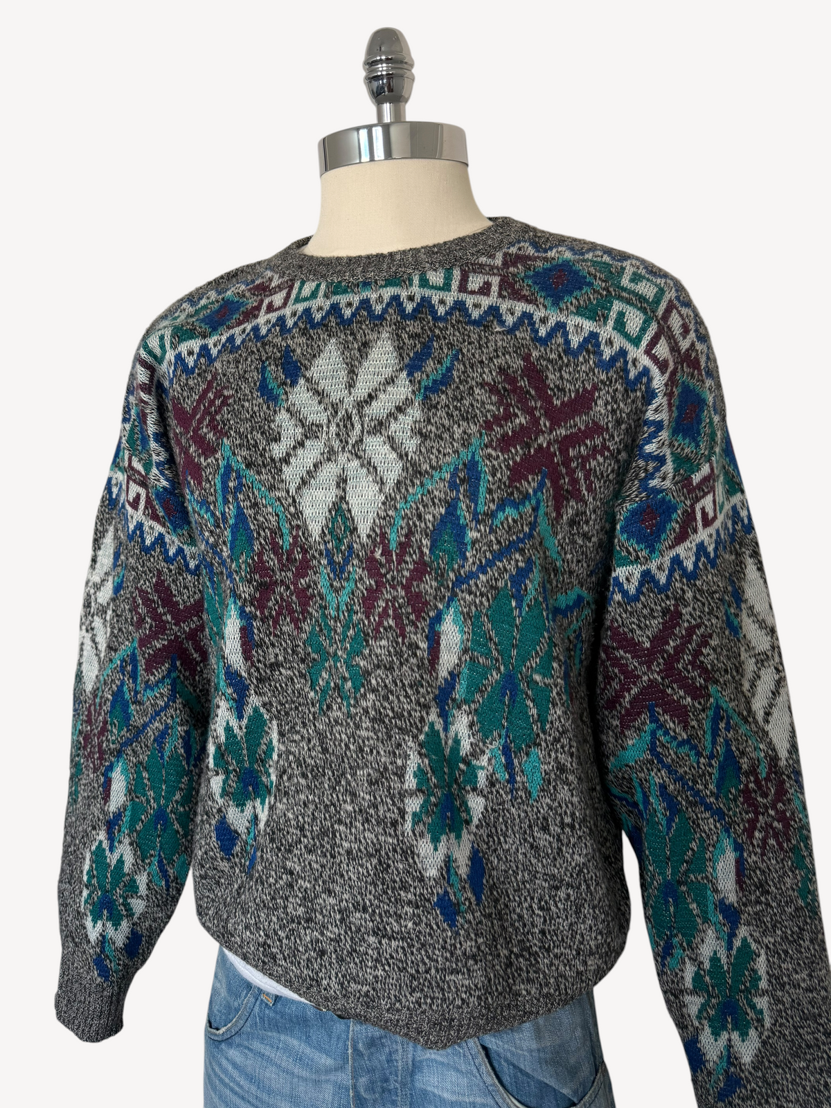 90s Collectif Wool-Blend Sweater (L)