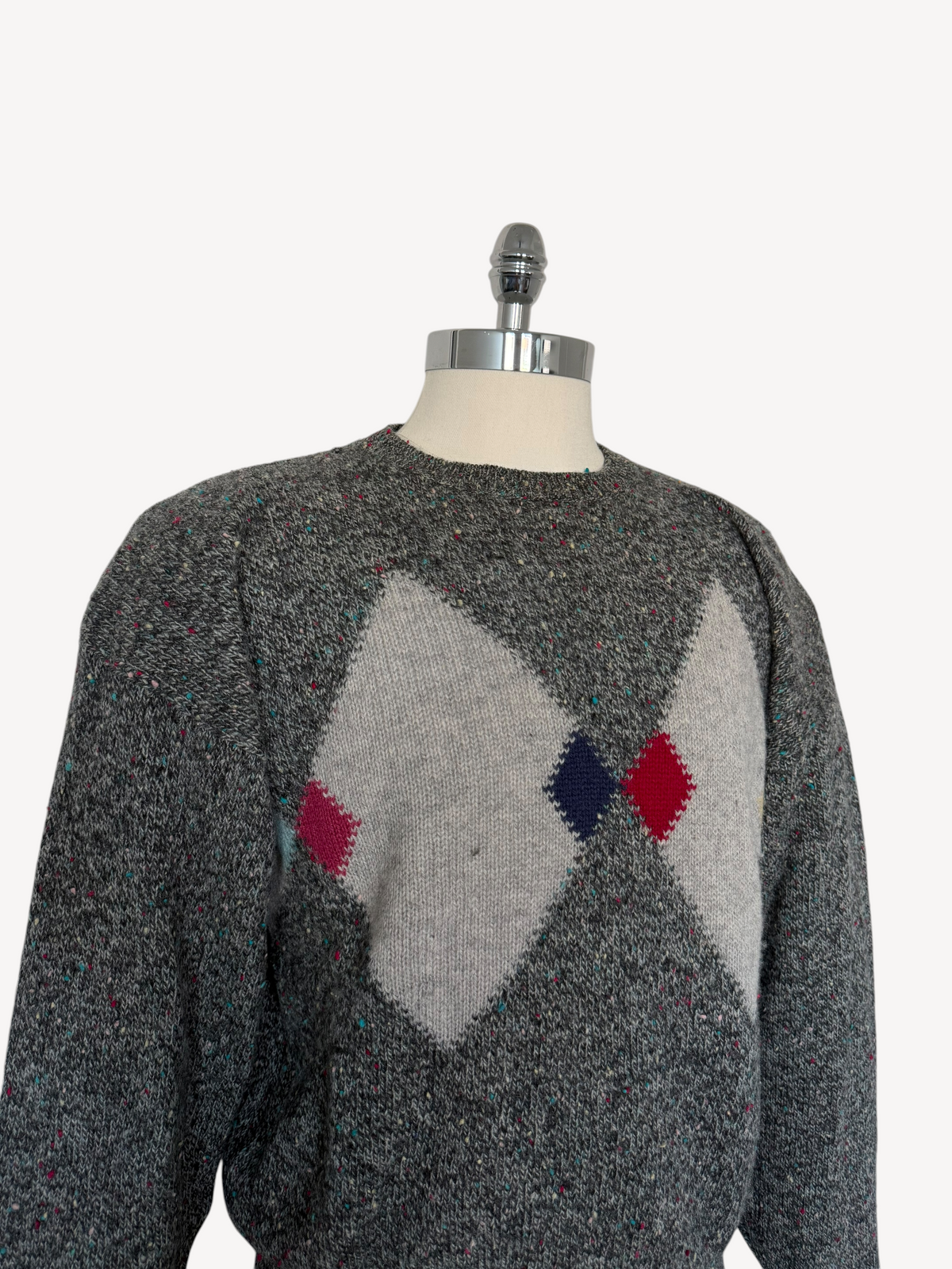 90s Hunting Horn Wool Sweater (L)