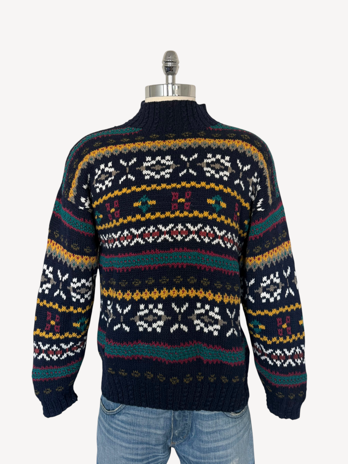 90s Hunts Club Turtleneck Sweater (L)