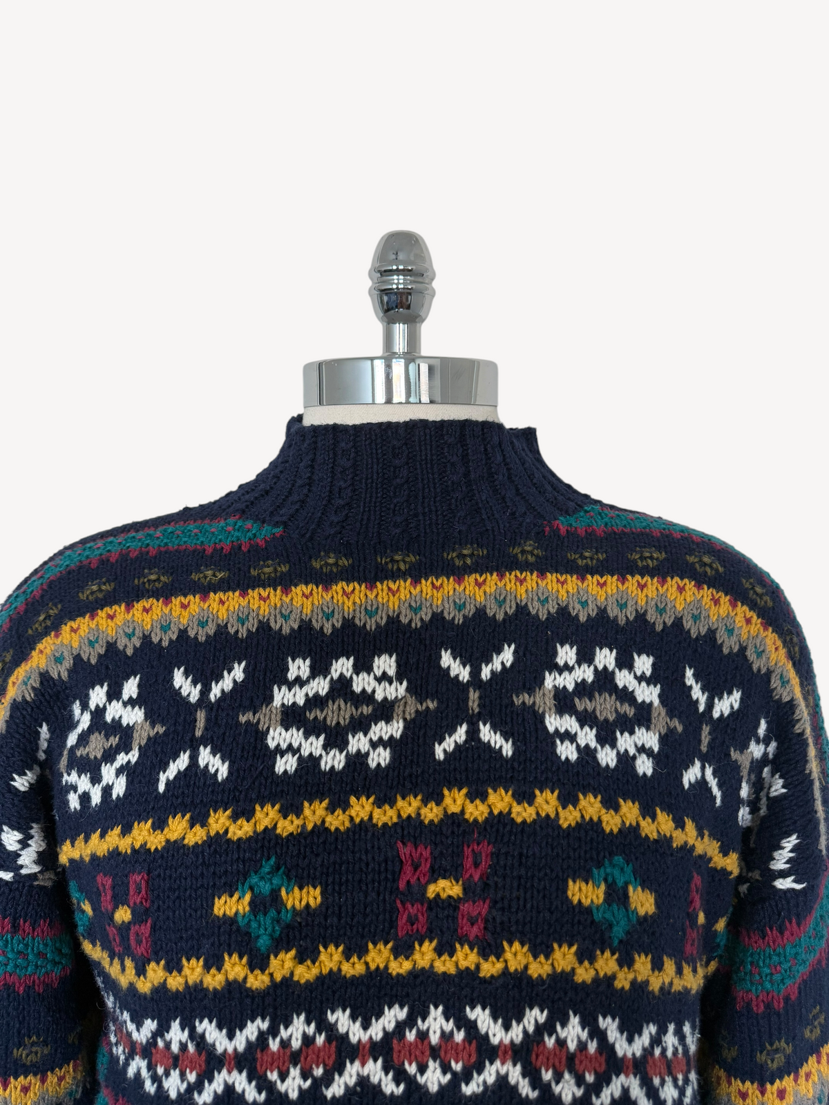 90s Hunts Club Turtleneck Sweater (L)