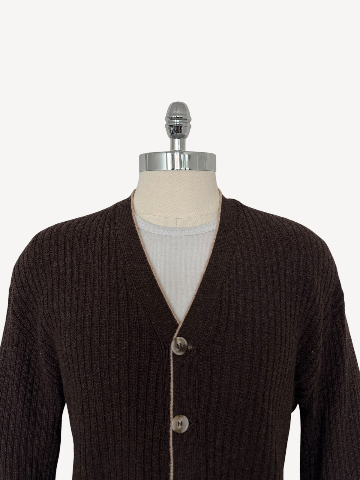 70s Canterbury Wool Cardigan (L)