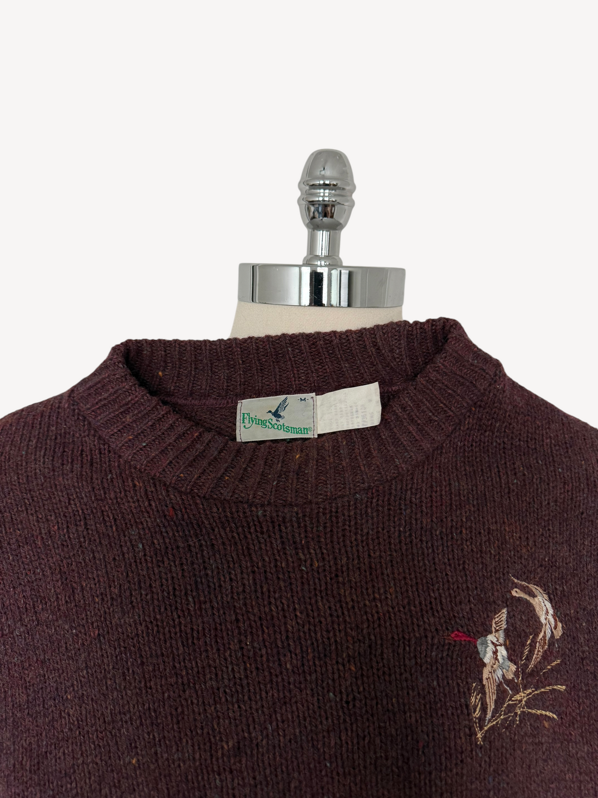 80s Flying Scotsman Wool Sweater (M)
