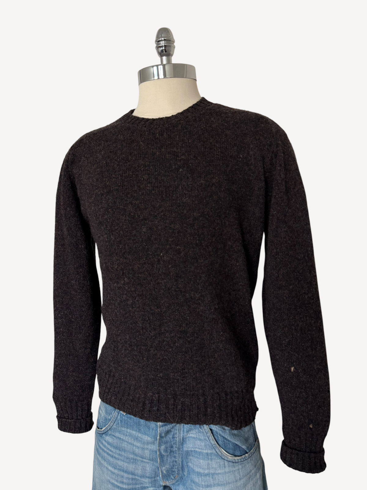 80s Lord Jeff Shetland Wool Sweater (L)