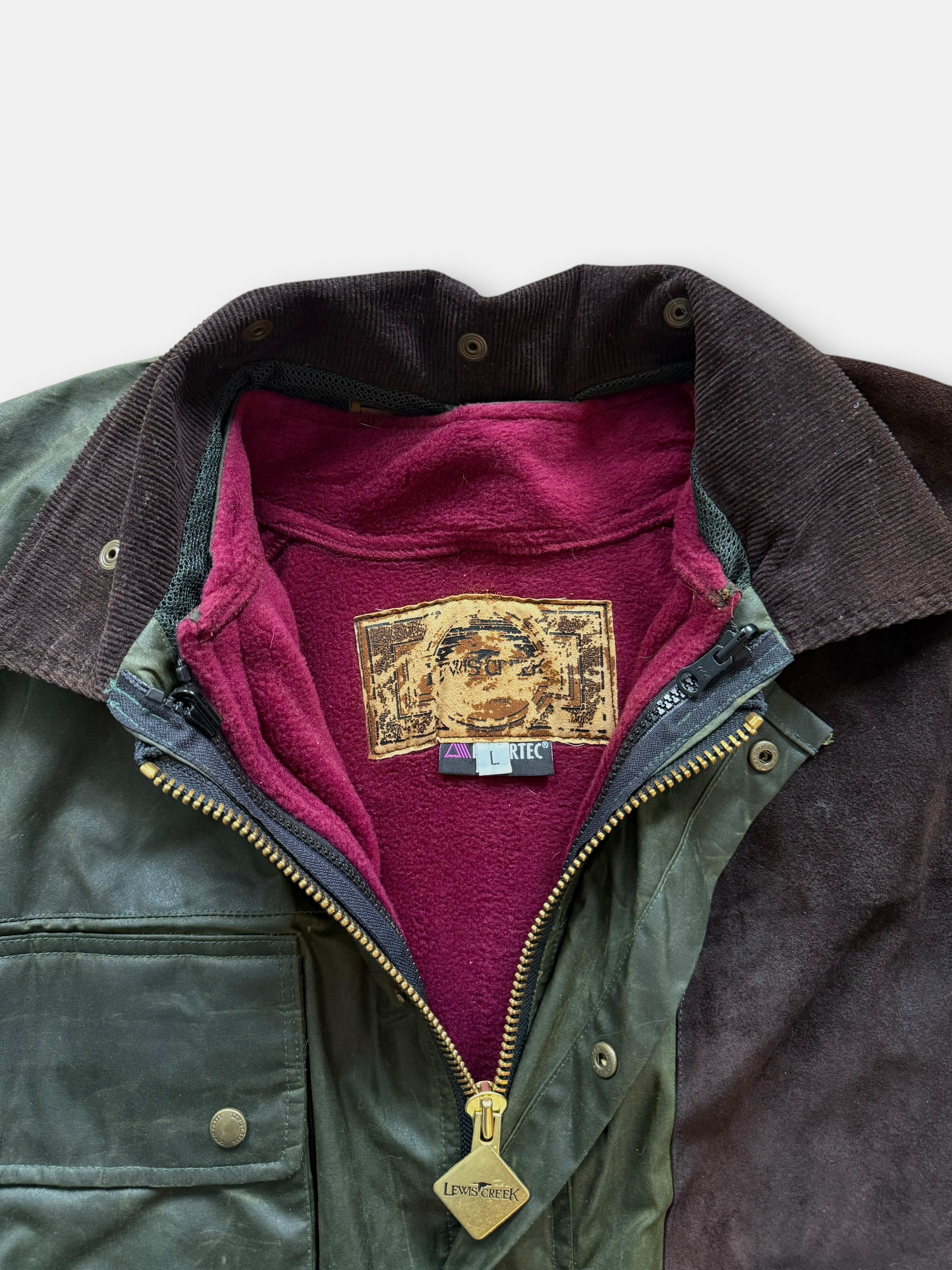 90s Lewis Creek Waxed Hunting Field Coat (XL)