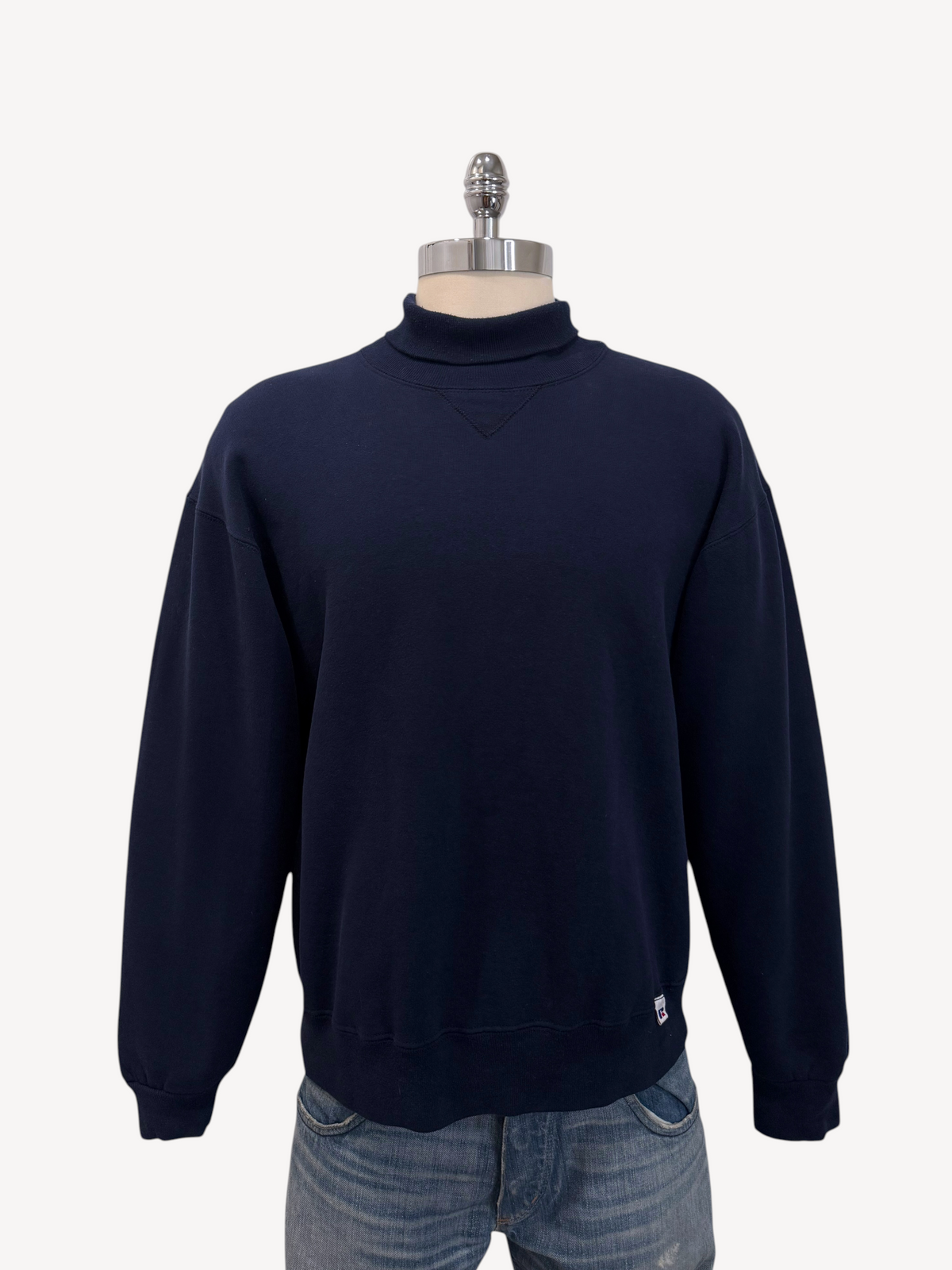 90s Russell Athletic Turtleneck Sweatshirt (L)