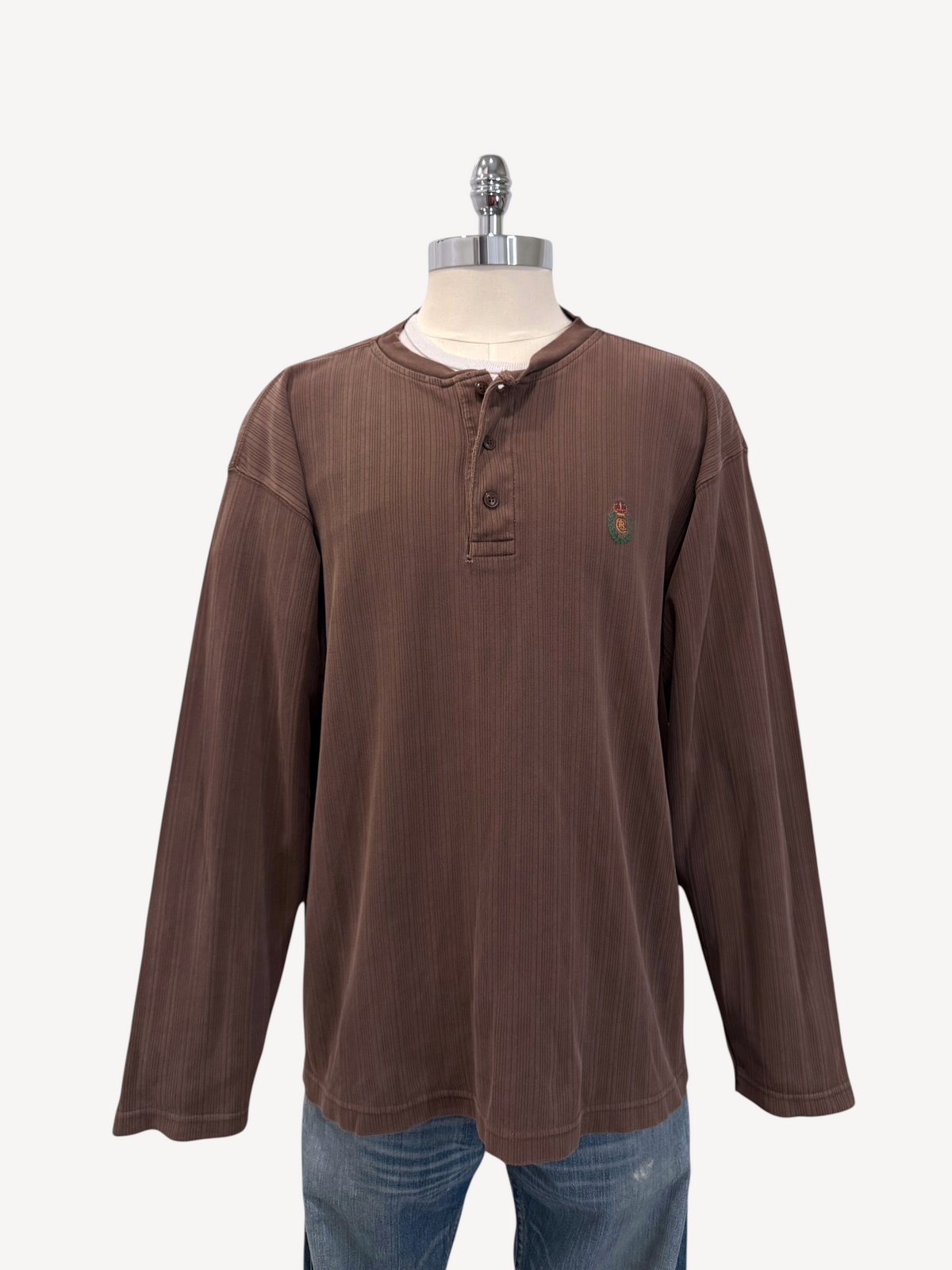90s Chaps Ralph Lauren Henley (XXL)
