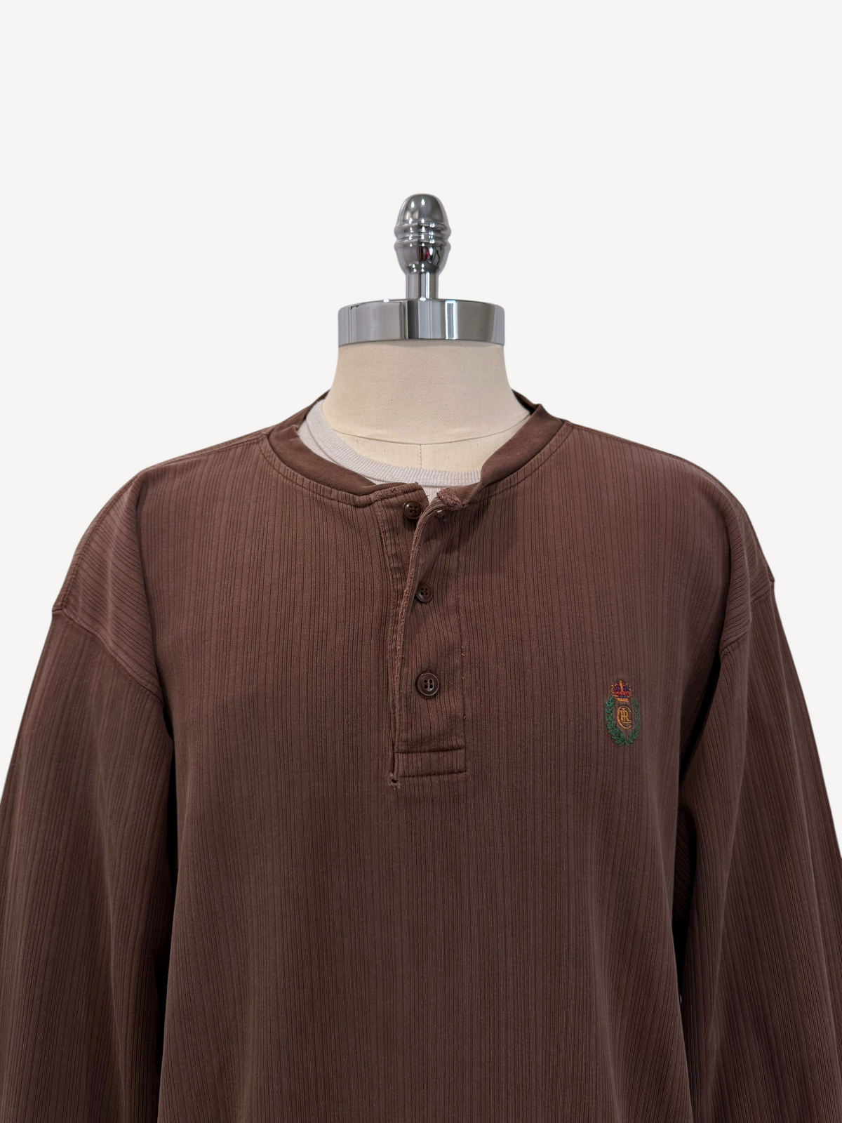 90s Chaps Ralph Lauren Henley (XXL)