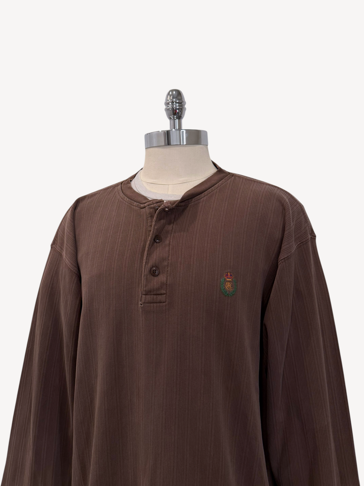 90s Chaps Ralph Lauren Henley (XXL)
