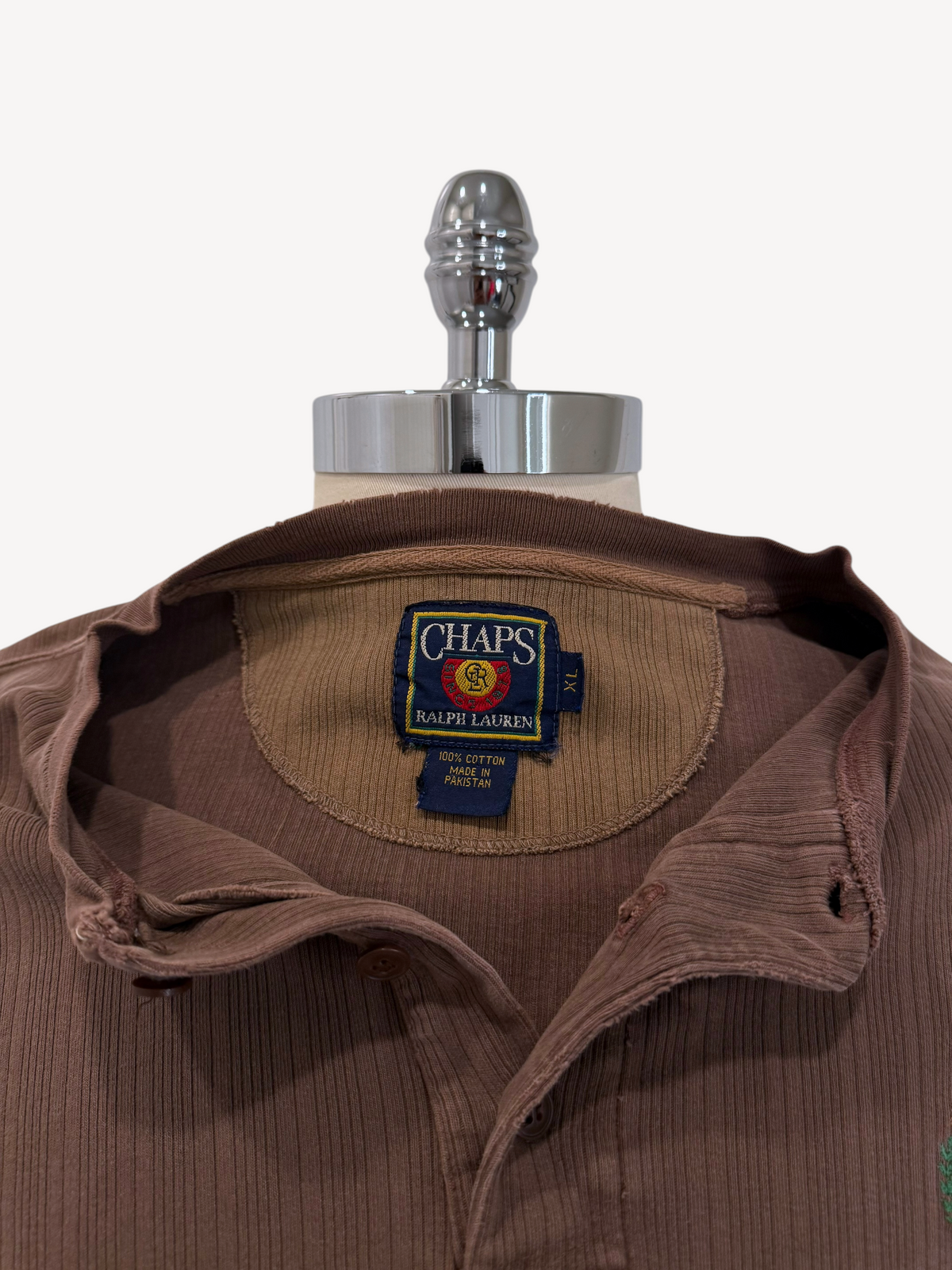 90s Chaps Ralph Lauren Henley (XXL)