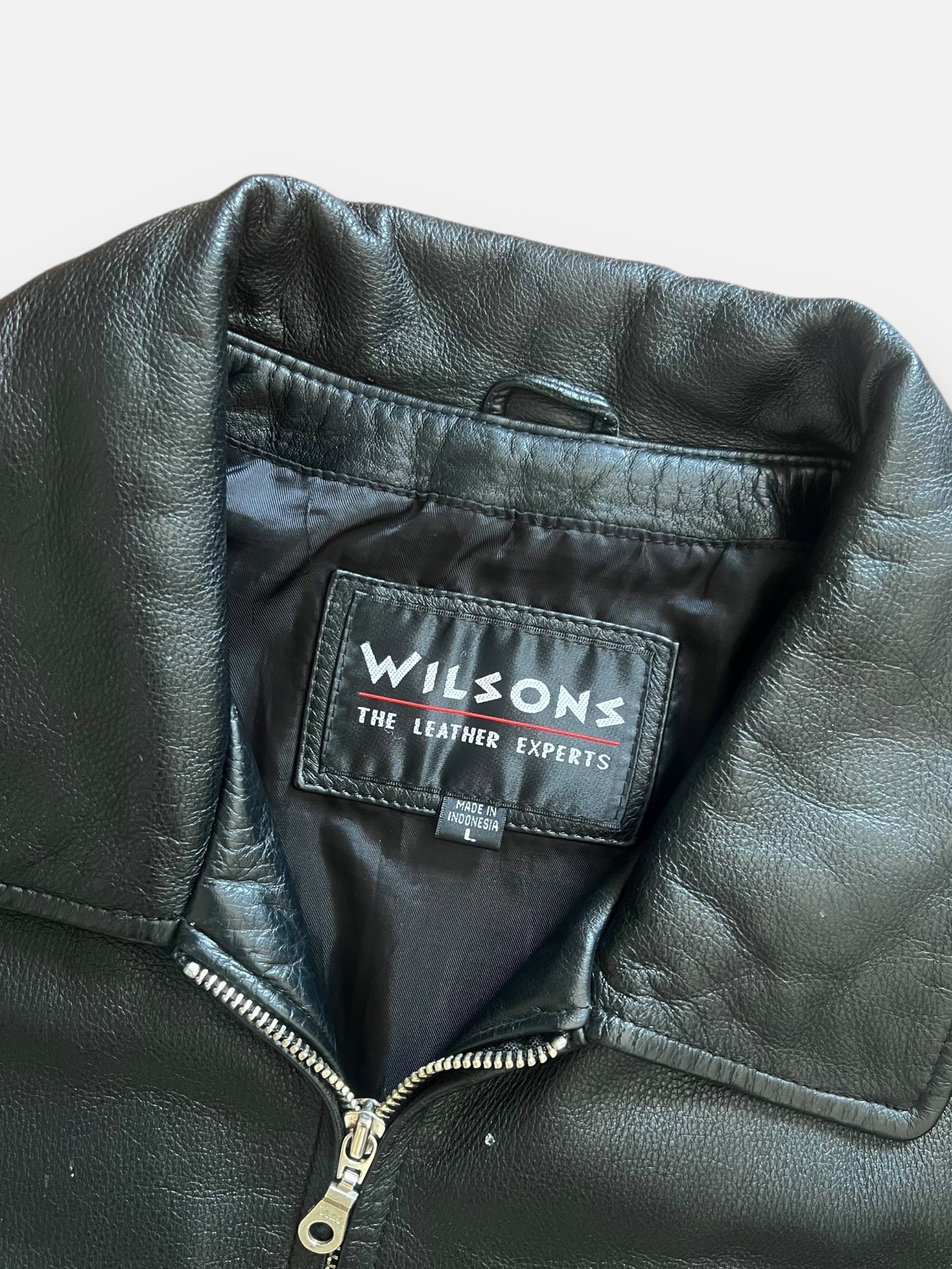 90s Wilsons Leather Jacket (L)