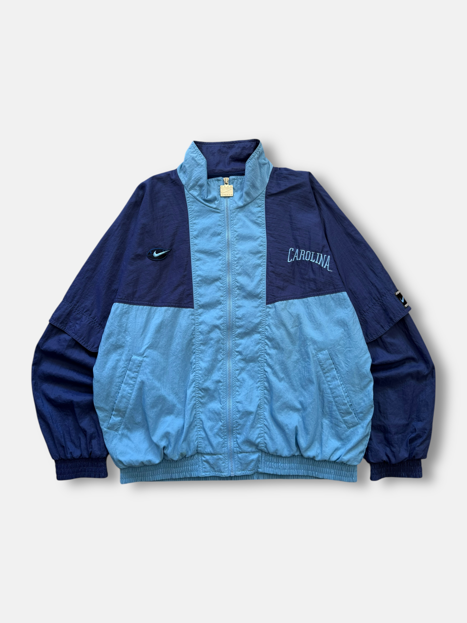 90s Nike x UNC Football Windbreaker (XL)