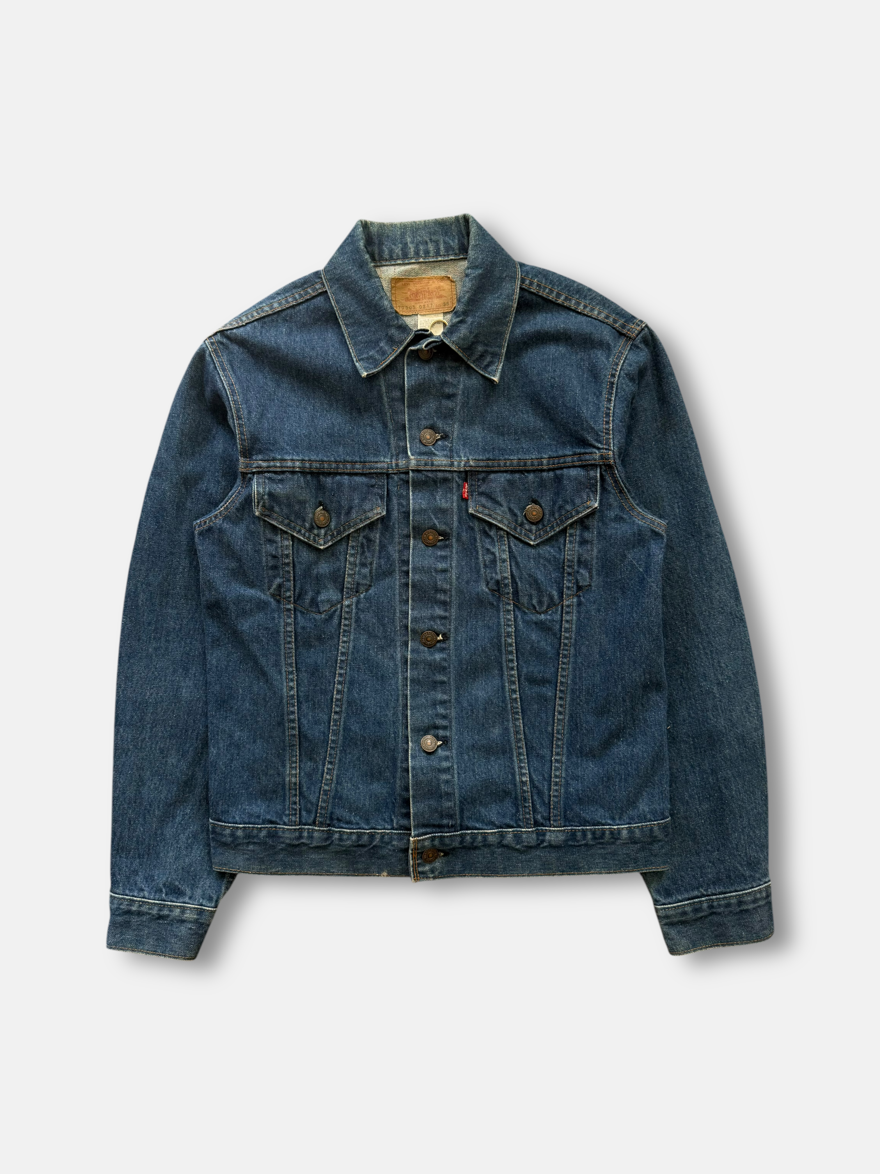 70s Levi's Type 3 Denim Trucker Jacket 70505-0217 (M)