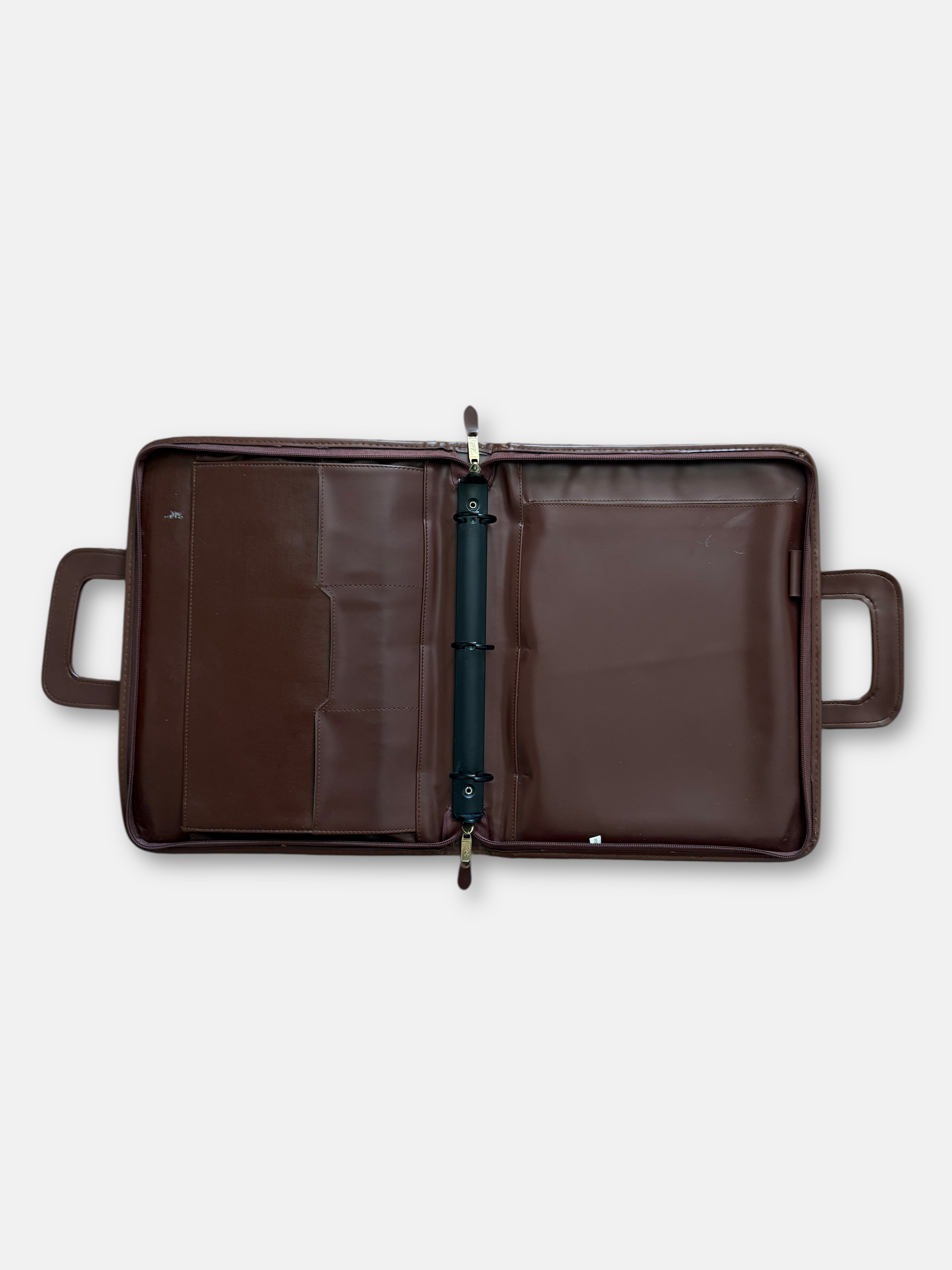 90s Polo Ralph Lauren Plaid Ring Binder (14x10.5)