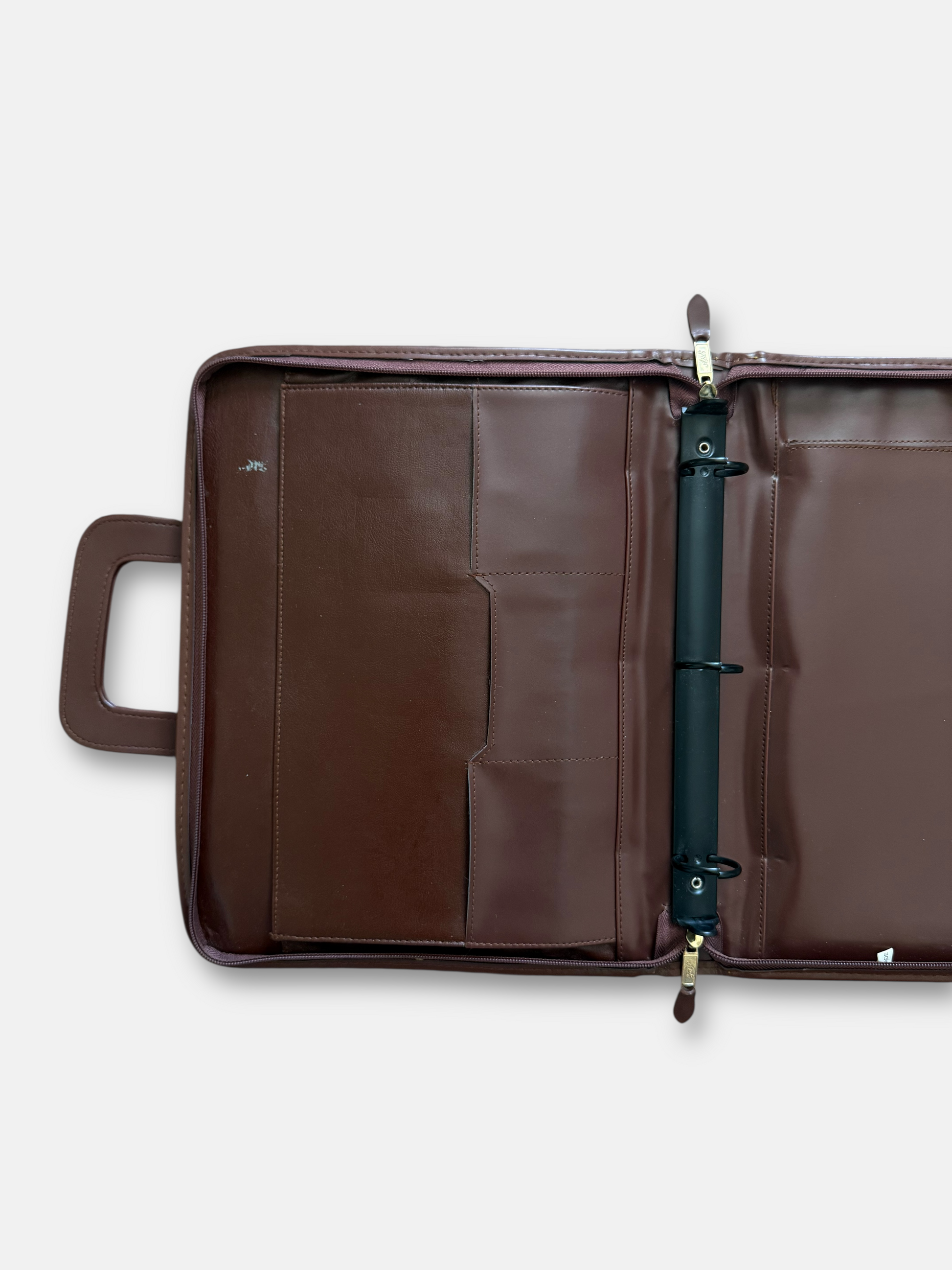 90s Polo Ralph Lauren Plaid Ring Binder (14x10.5)