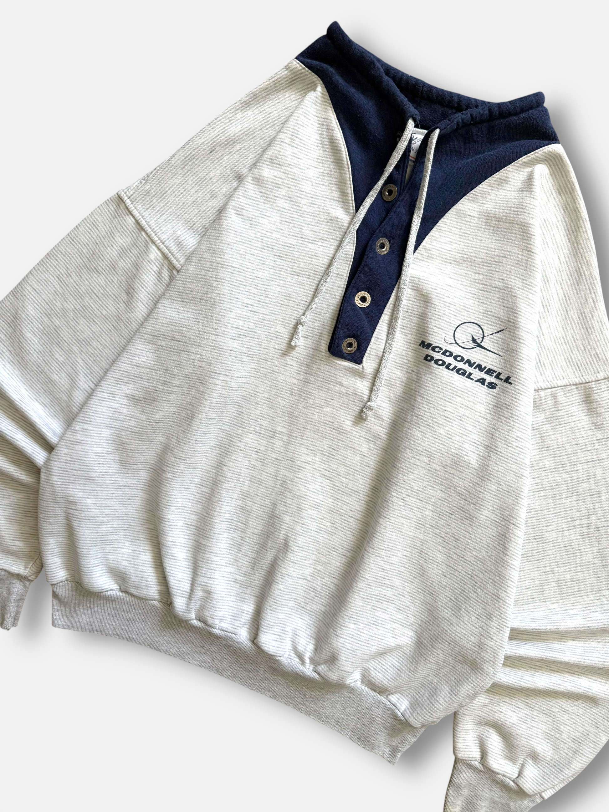 80s McDonnell Douglas Henley Sweatshirt (M)