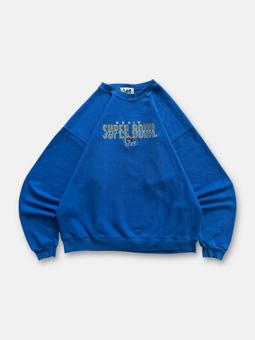'00 St. Louis Rams Super Bowl XXXIV Sweatshirt (XL)