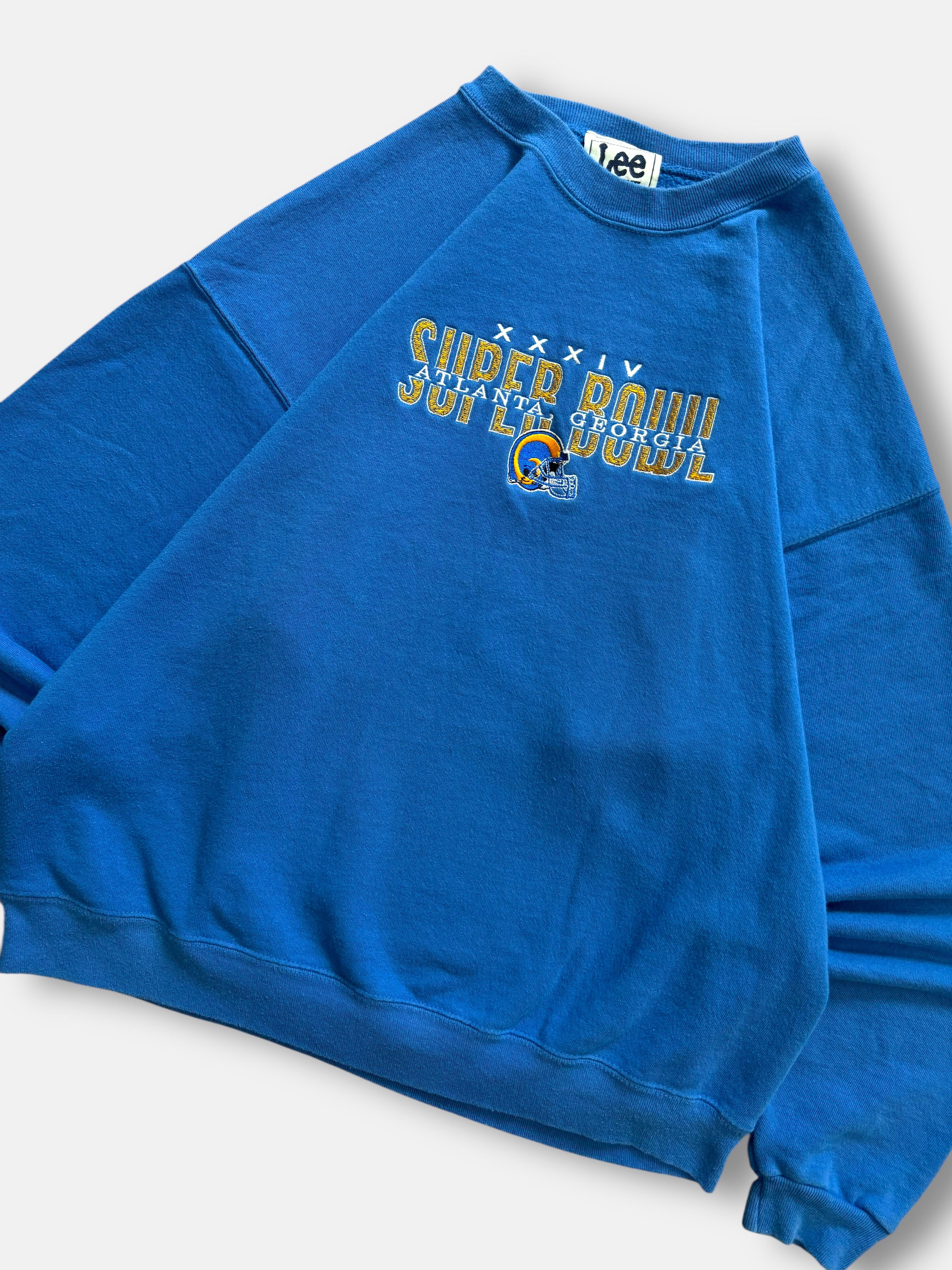 '00 St. Louis Rams Super Bowl XXXIV Sweatshirt (XL)