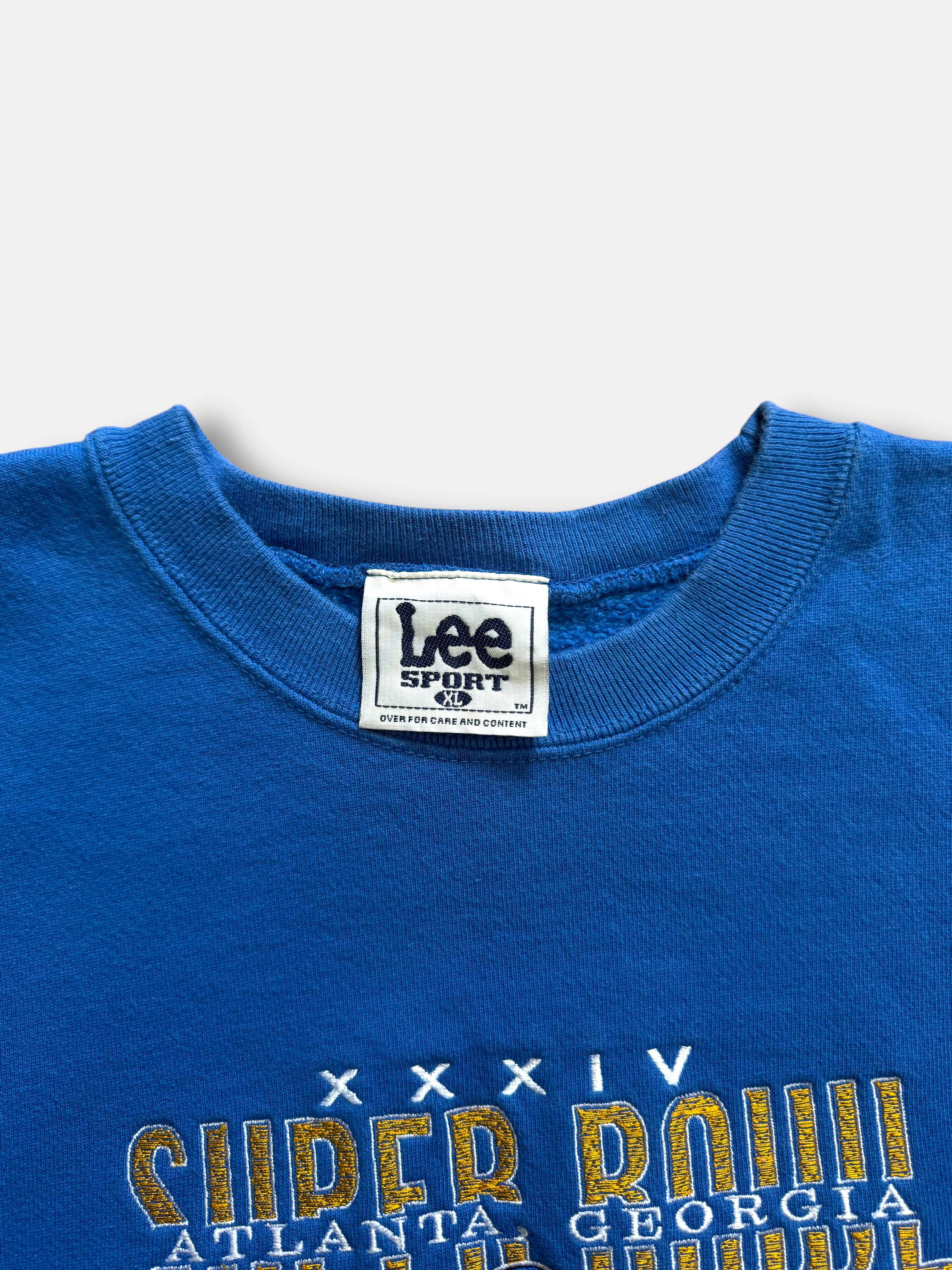 '00 St. Louis Rams Super Bowl XXXIV Sweatshirt (XL)