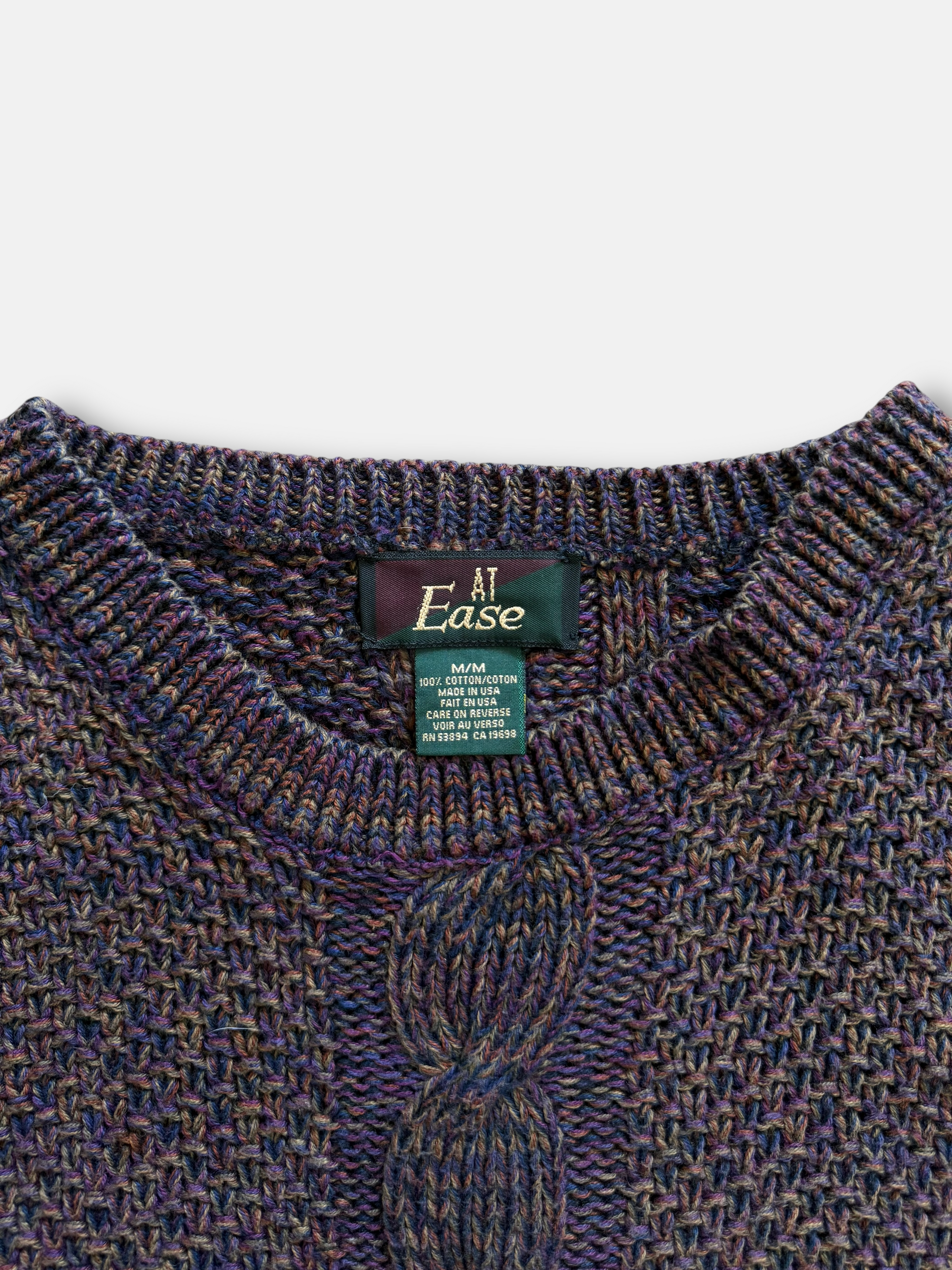 90s At Ease Knit Sweater (M)