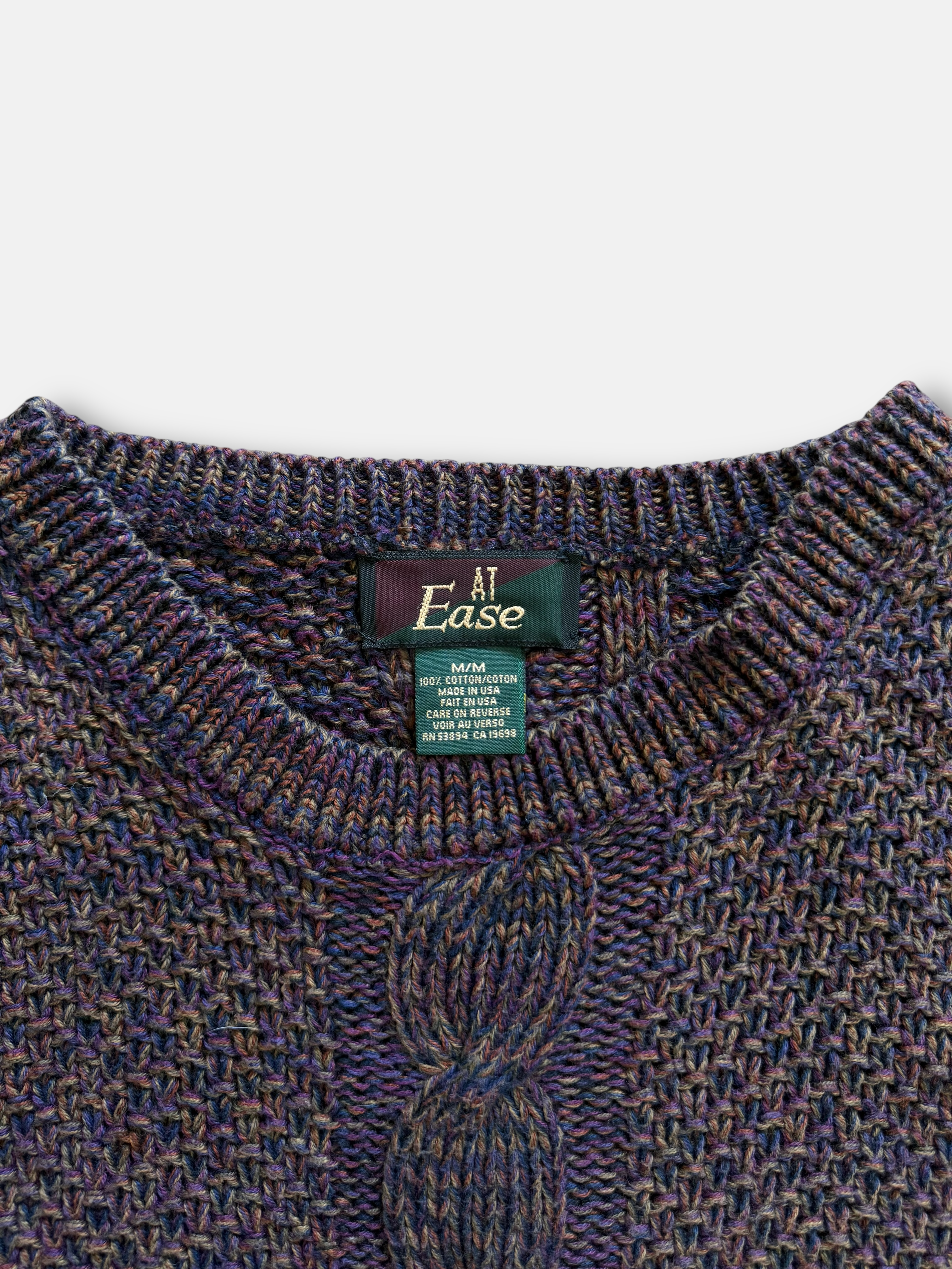 90s At Ease Knit Sweater (M)
