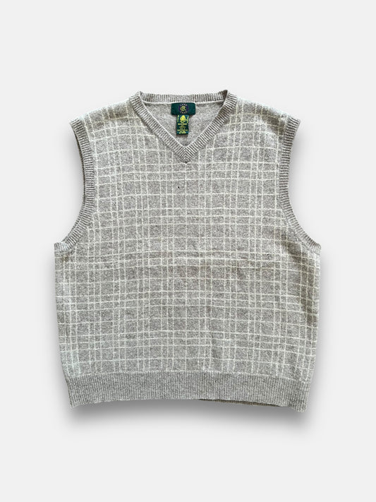 90s Pure Wool Sweater Vest (L)