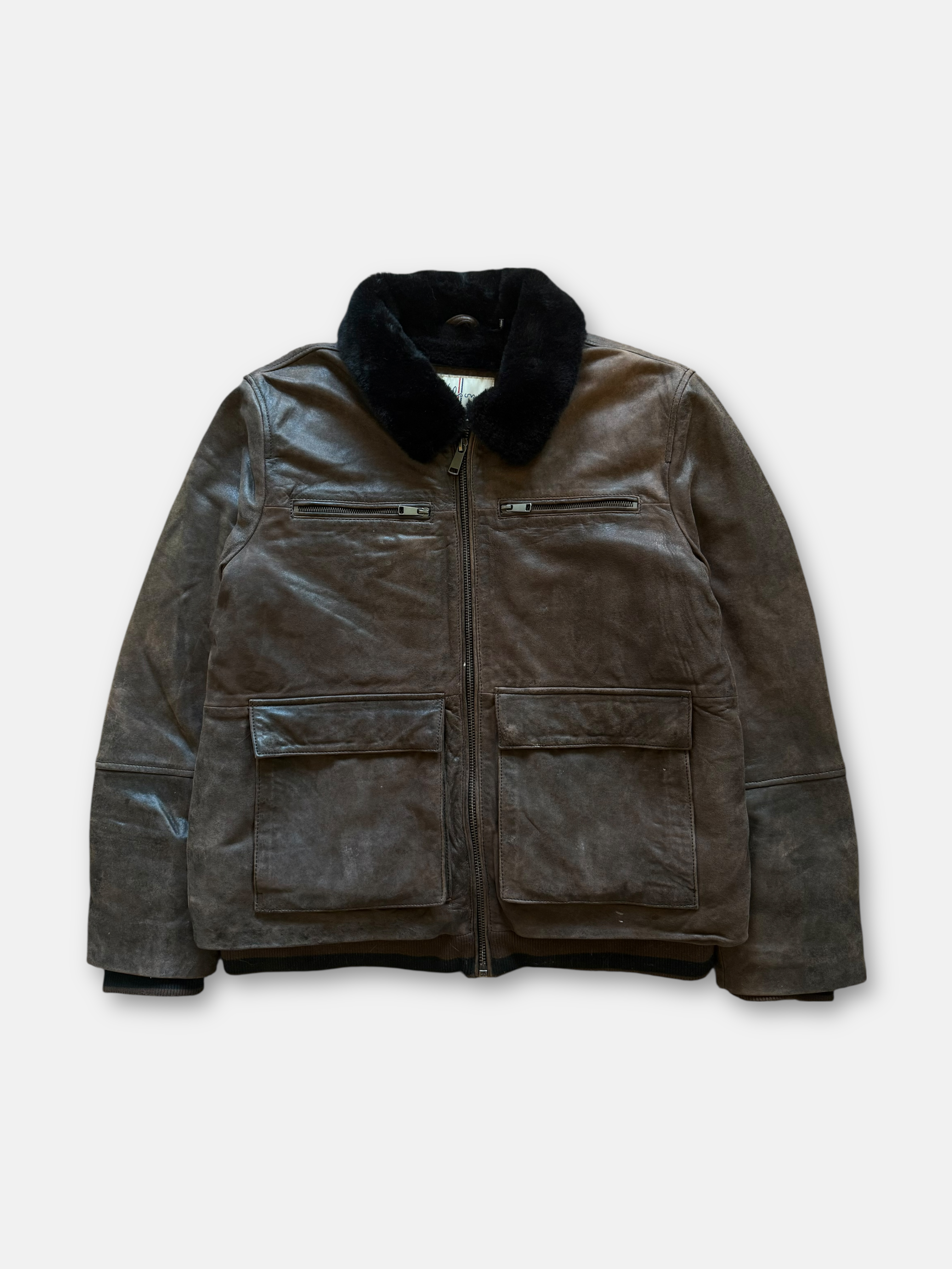 Wilsons Leather Everleigh Faux Fur Bomber Jacket (XL)