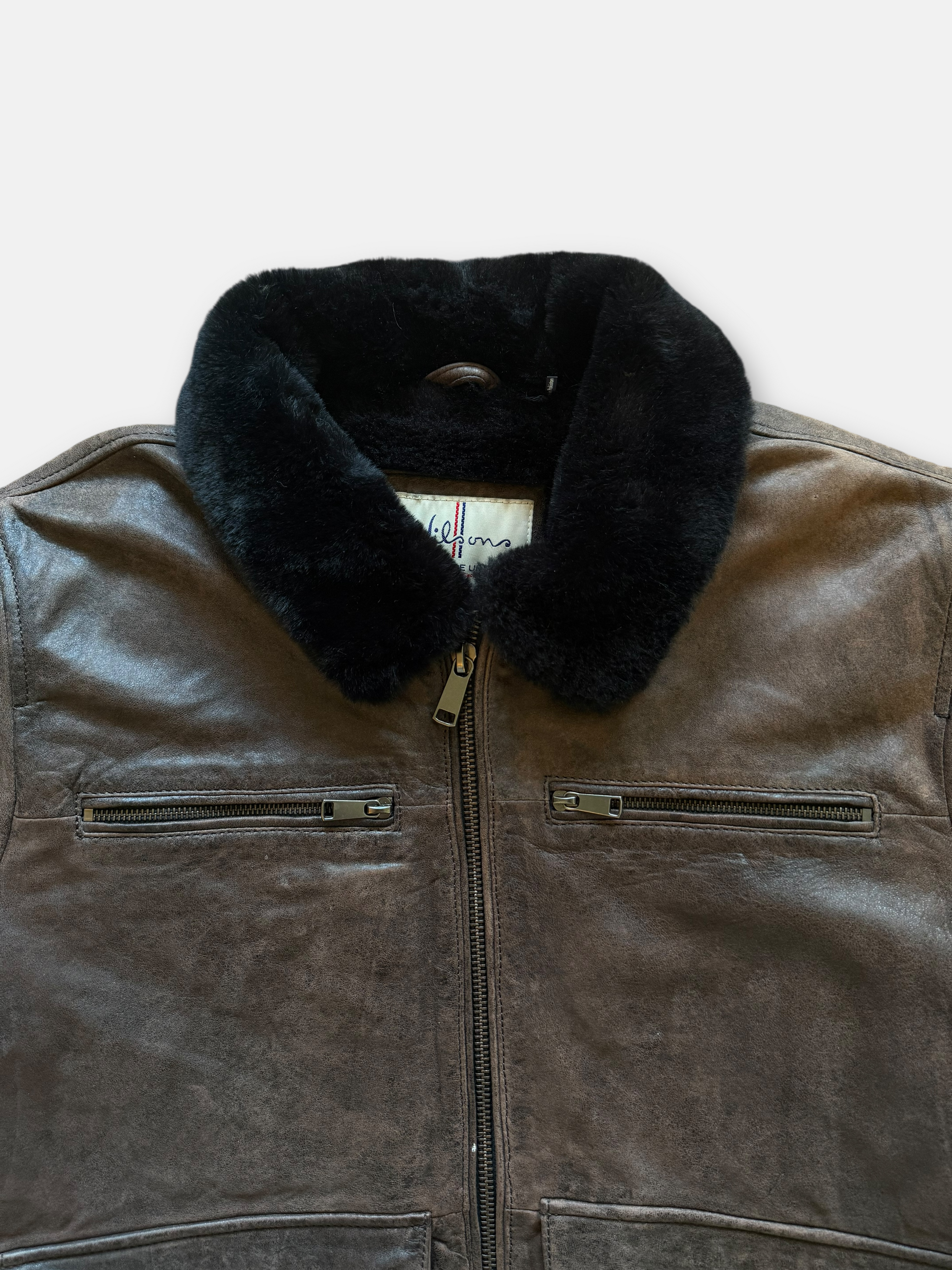 Wilsons Leather Everleigh Faux Fur Bomber Jacket (XL)
