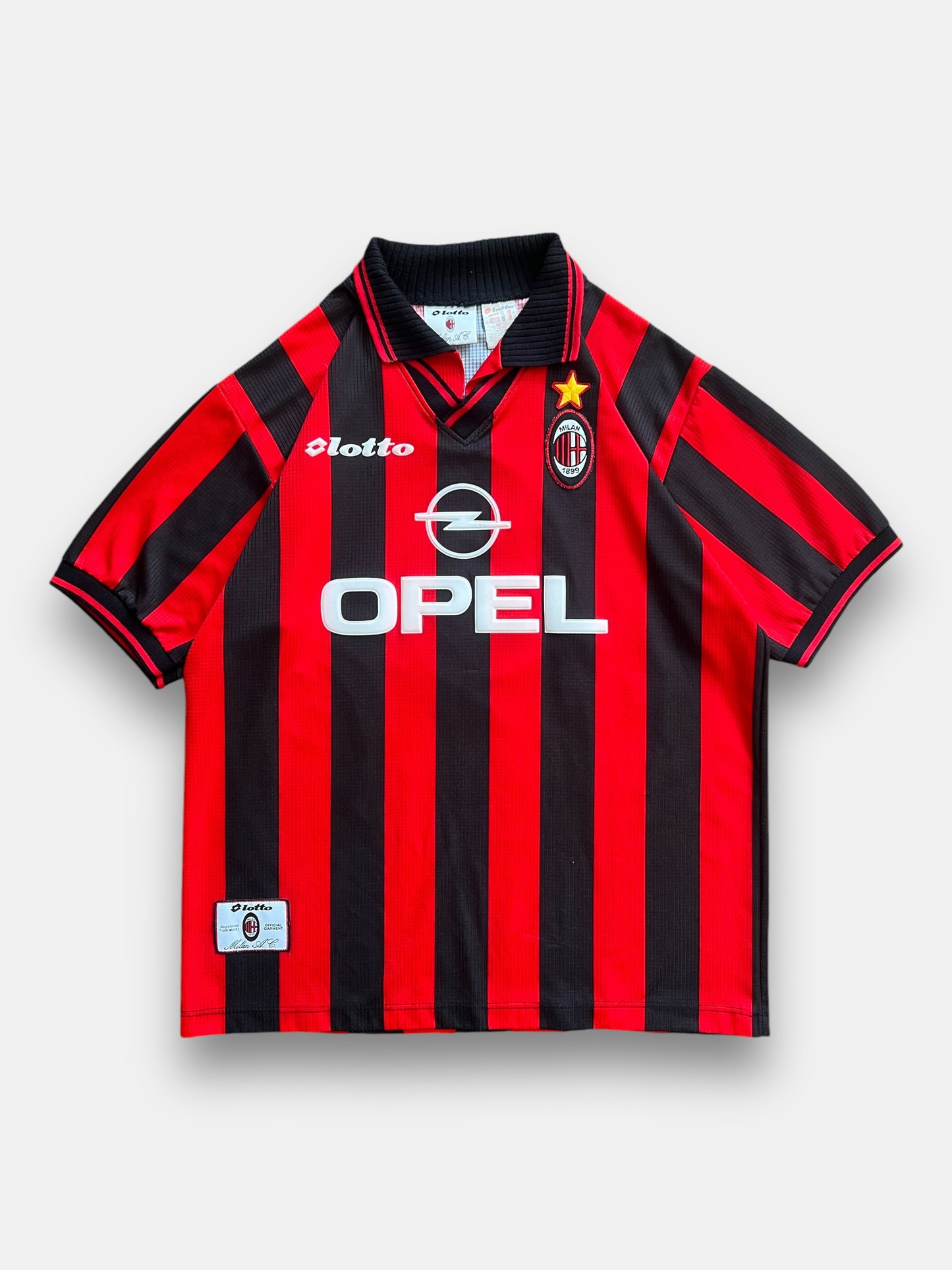 97/98 Lotto Milan Football Jersey (L)