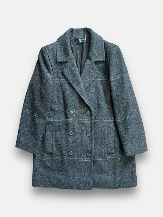 80s Alorna Wool Overcoat (L)