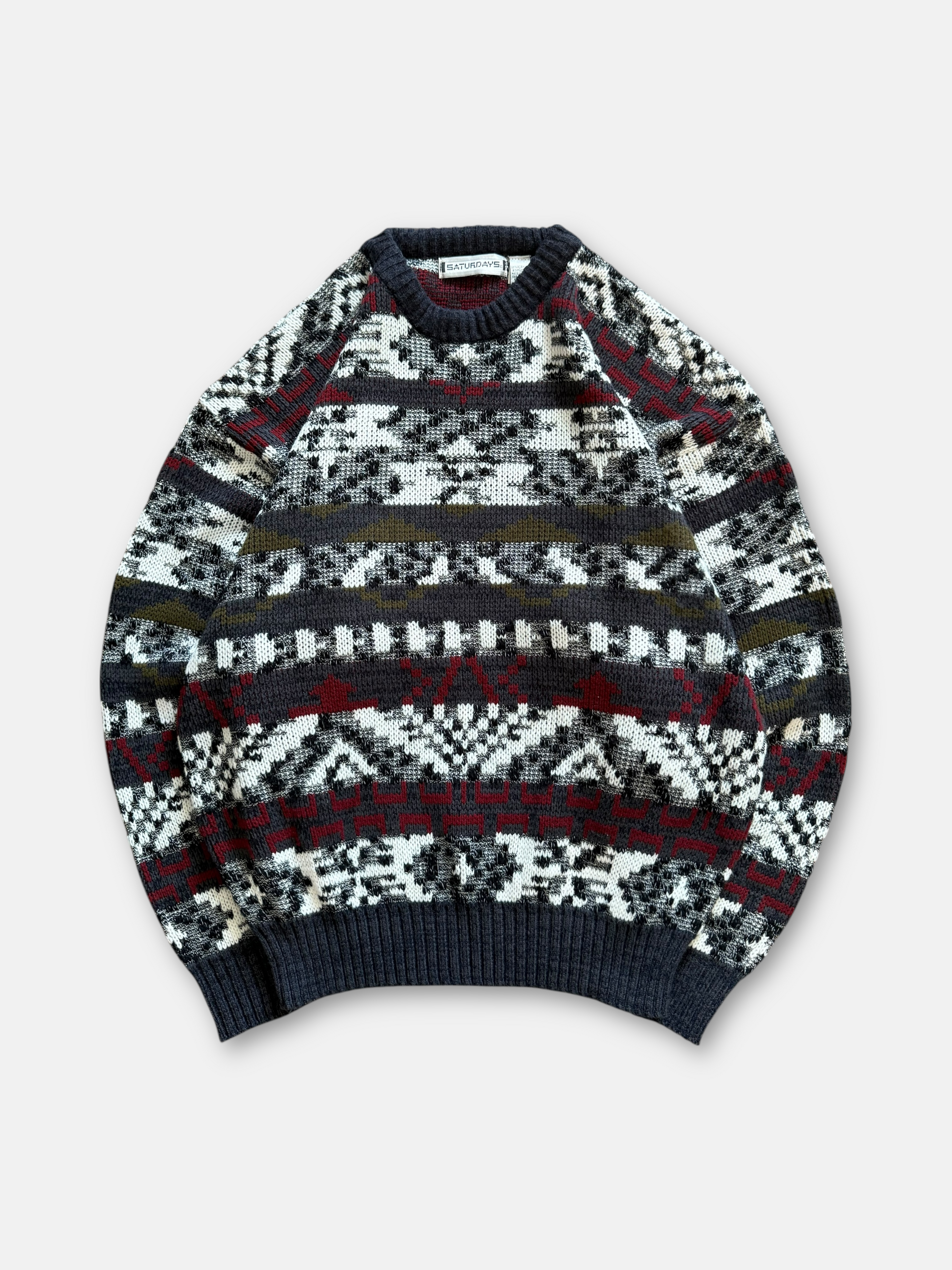 90s Saturdays Knit Sweater (L)