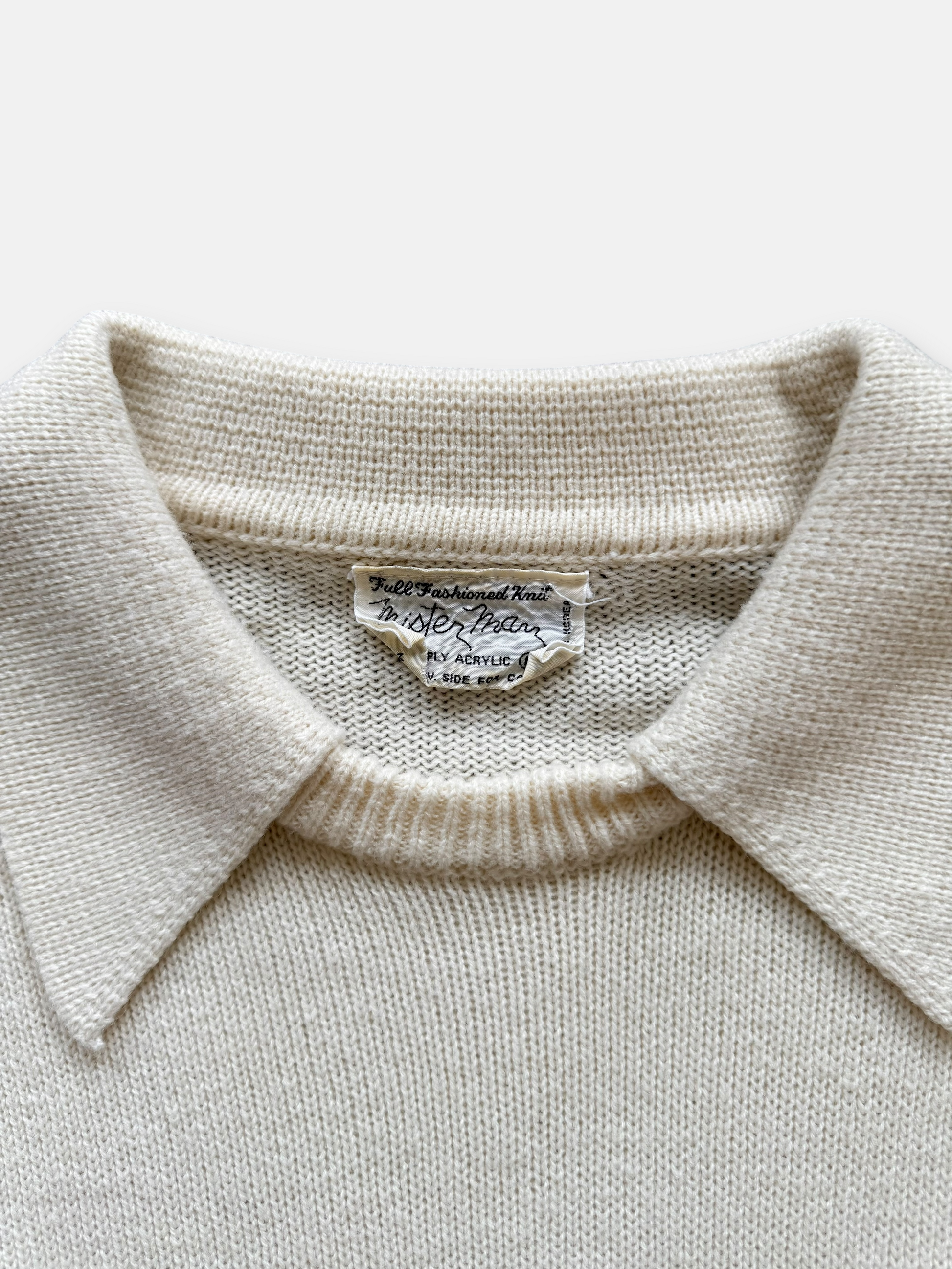 70s Mister Man Knit Sweater (M)