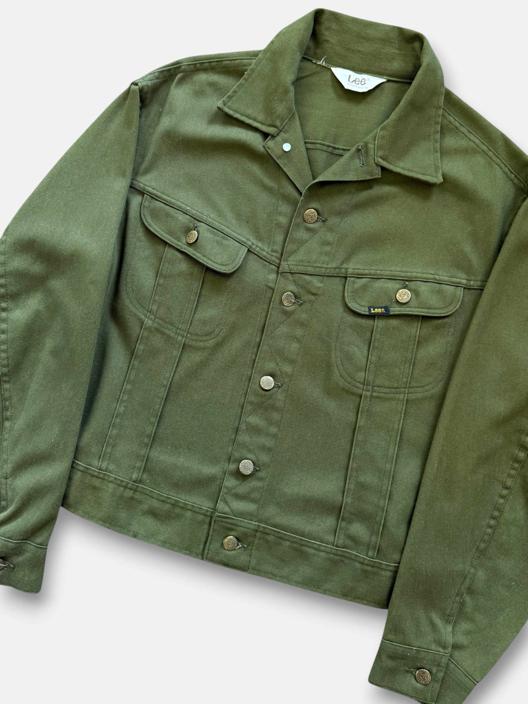 70s Lee Riders Olive Twill Jacket (M)