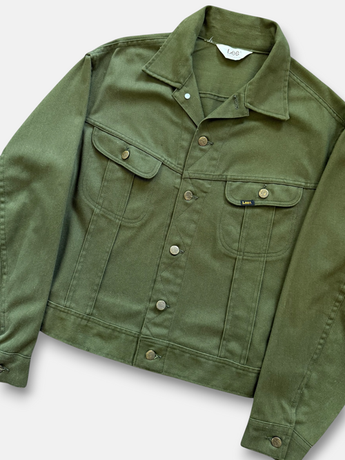 70s Lee Riders Olive Twill Jacket (M)