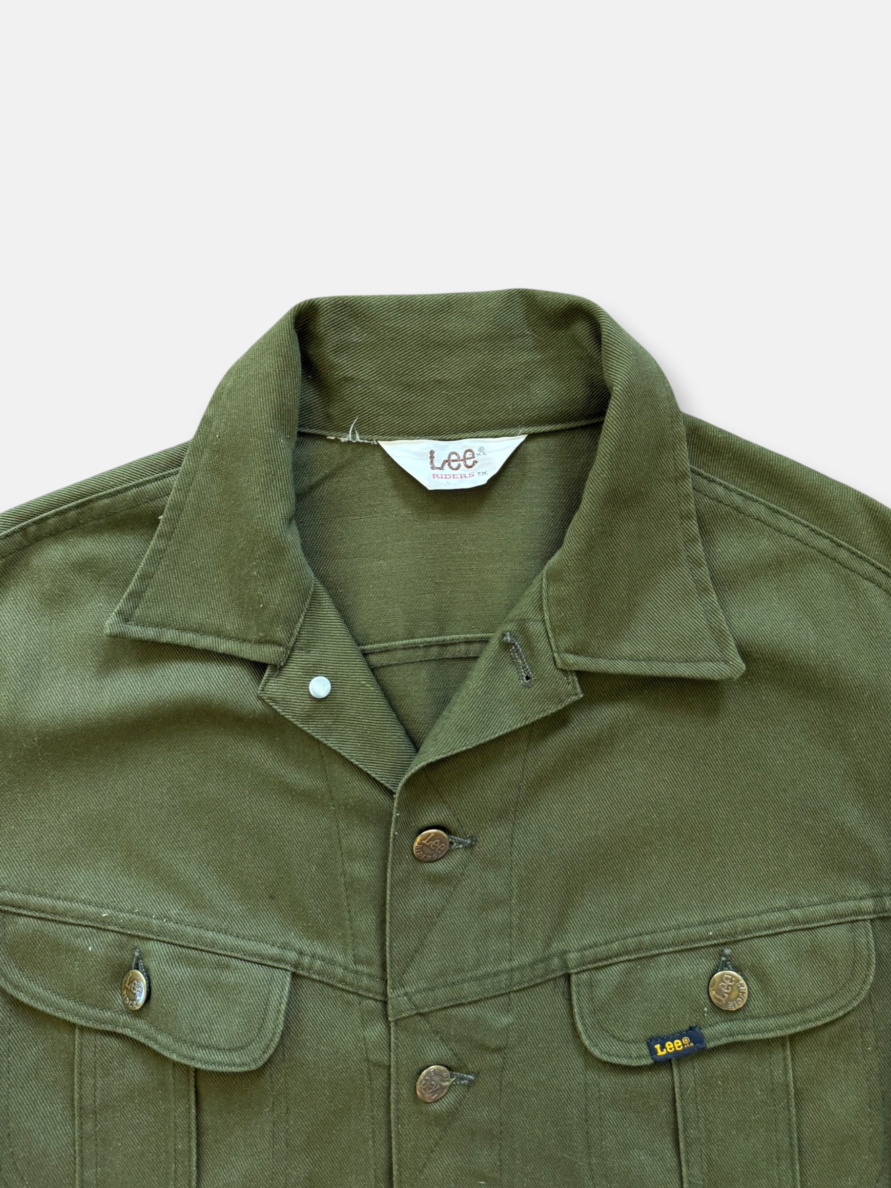 70s Lee Riders Olive Twill Jacket (M)