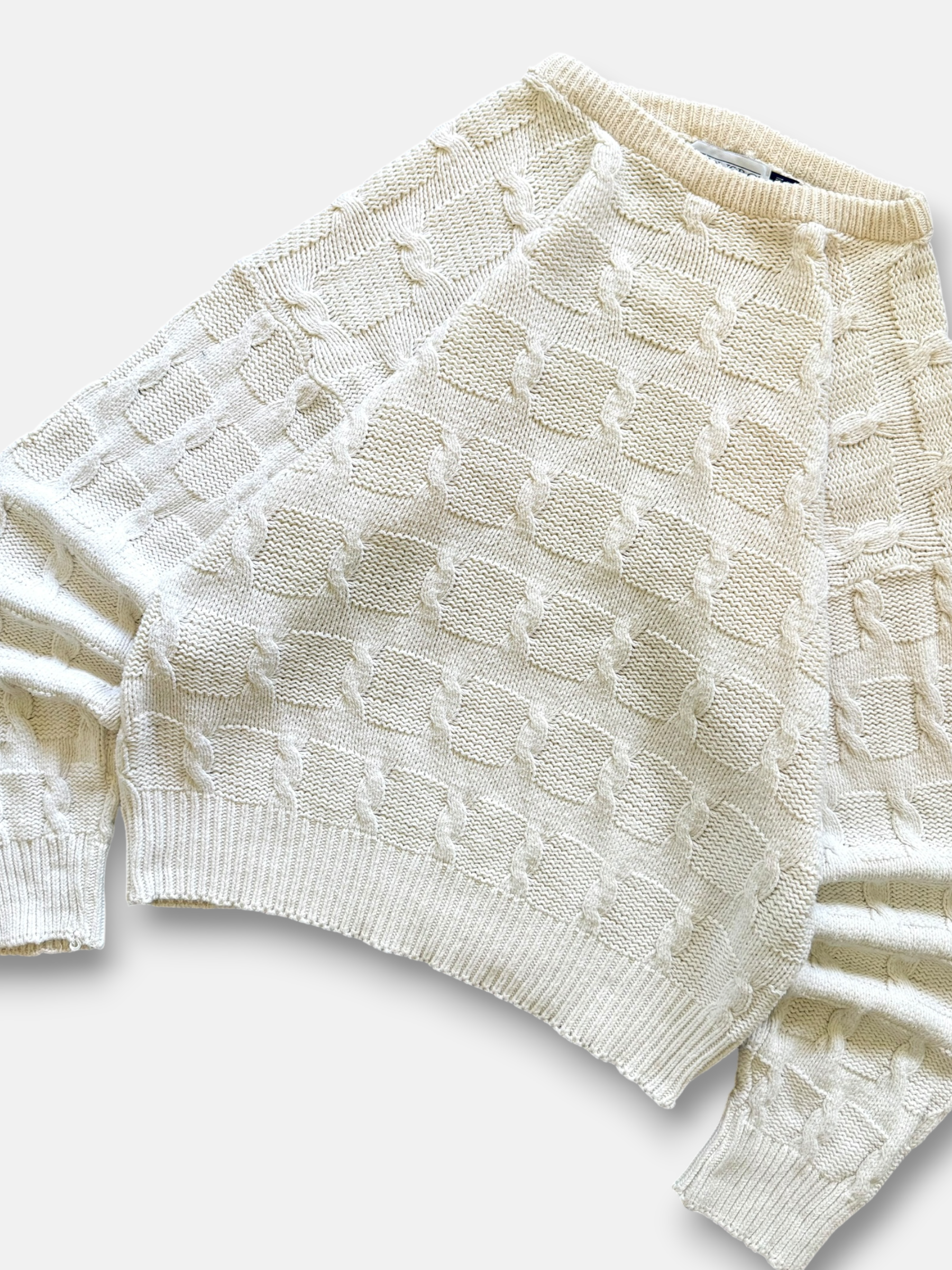 90s Honors Fisherman Sweater (L)