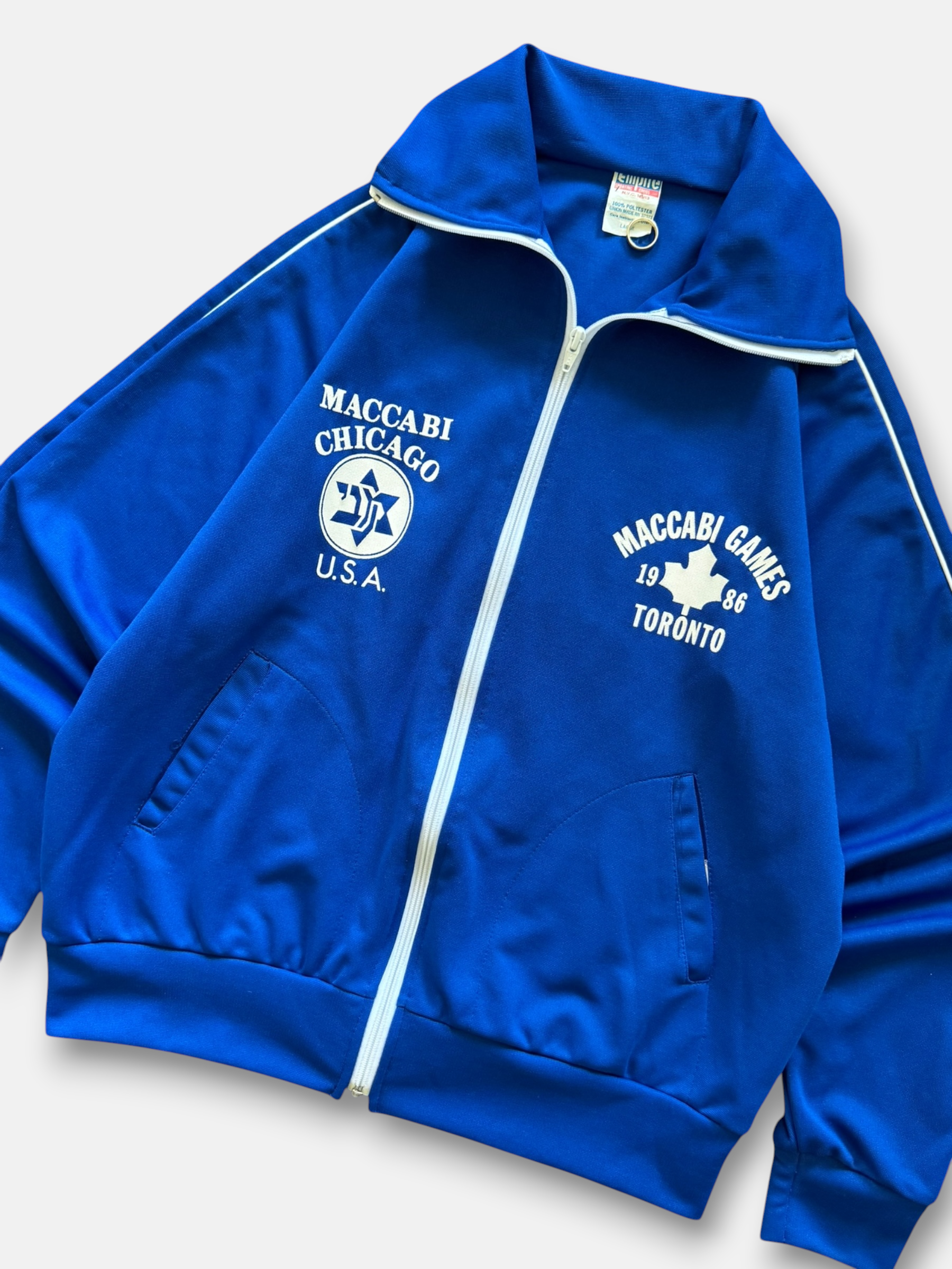 '86 Maccabi Games Toronto Zip-Up Jacket (L)