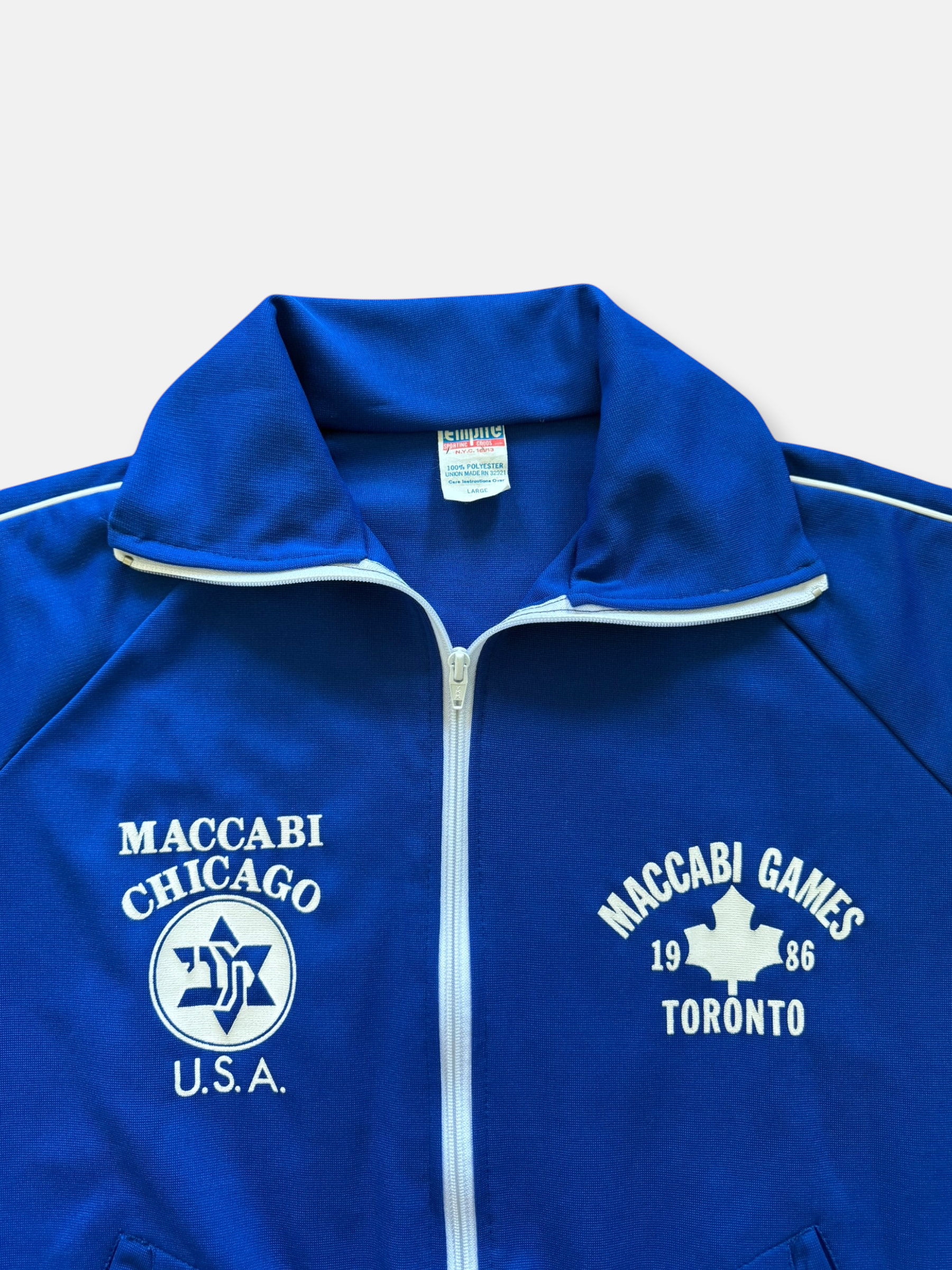 '86 Maccabi Games Toronto Zip-Up Jacket (L)