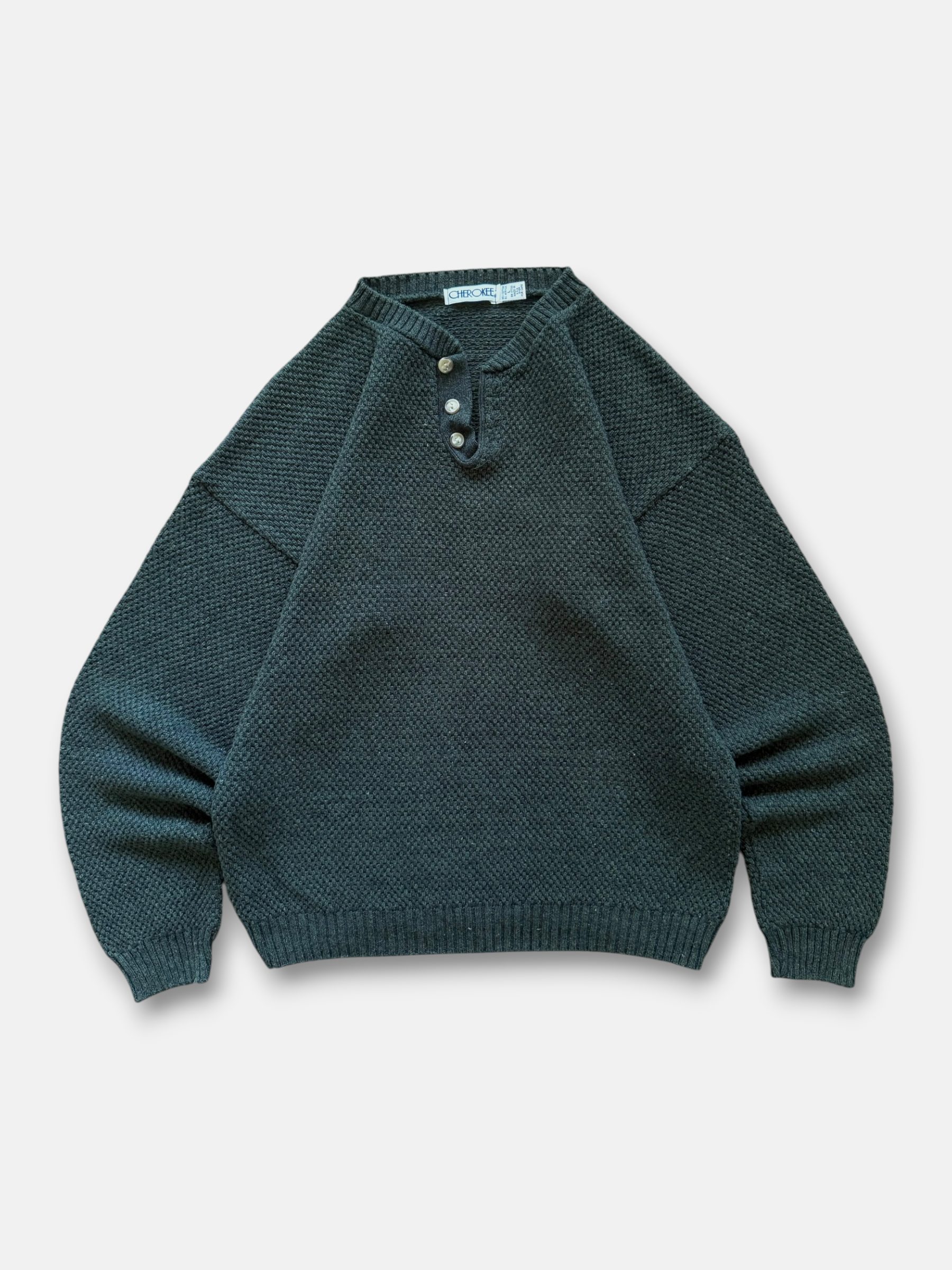 90s Cherokee Henley Sweater (L)