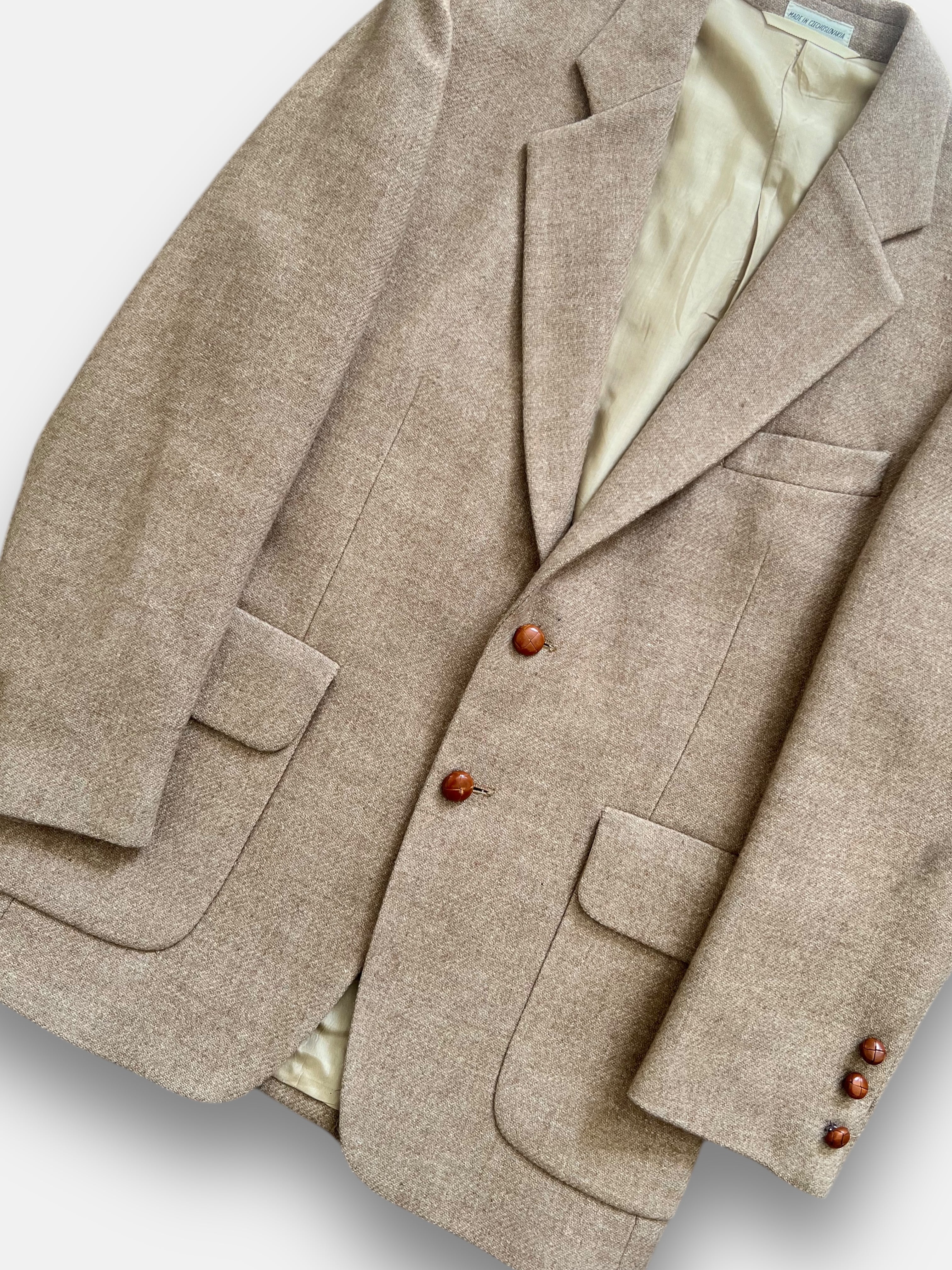 70s Mercedes Wool Blazer (XL)