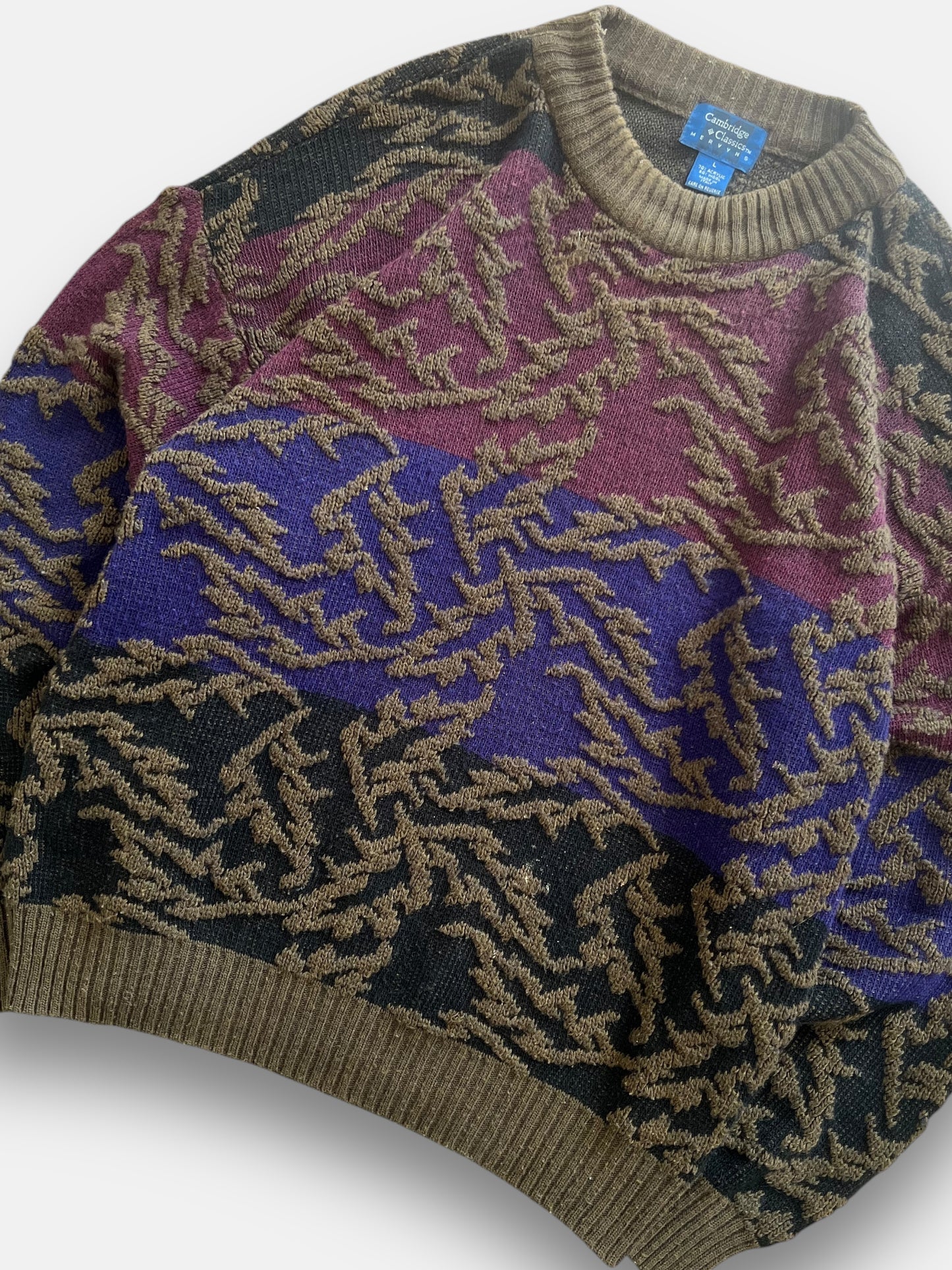 90s Cambridge Classics Wool Knit (L)