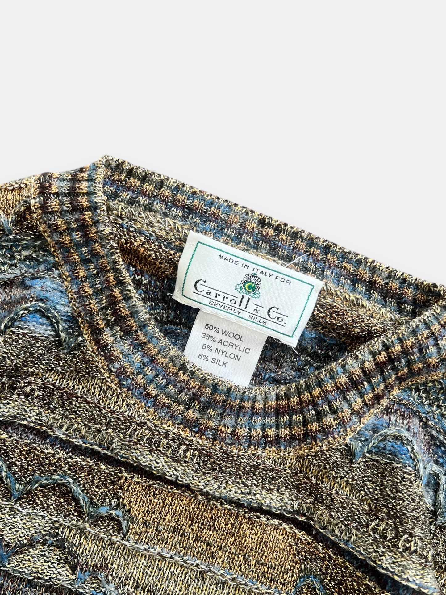 80s Carrol & Co. Wool Sweater (L)