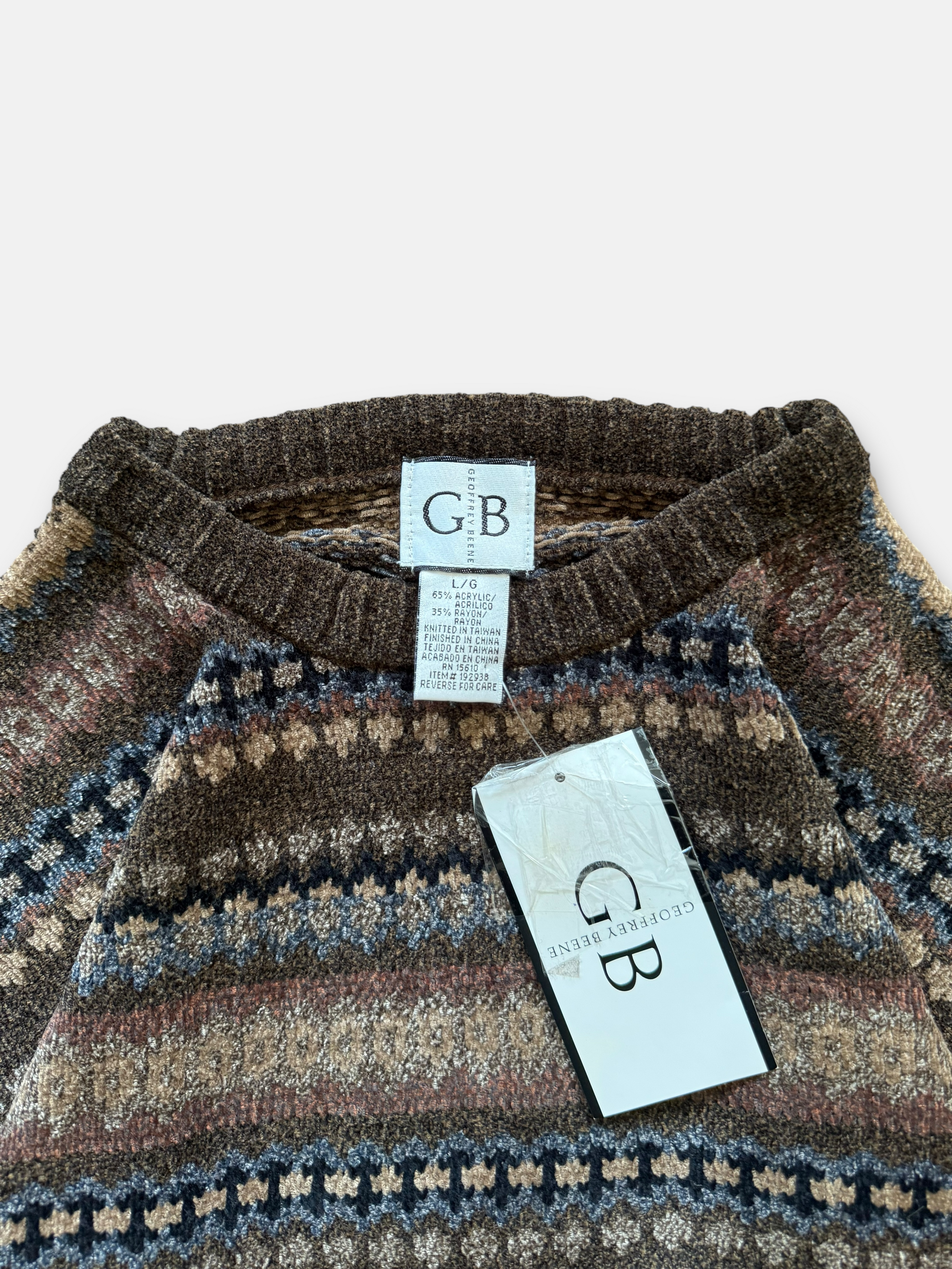 90s Deadstock Geoffrey Beene Sweater (L)
