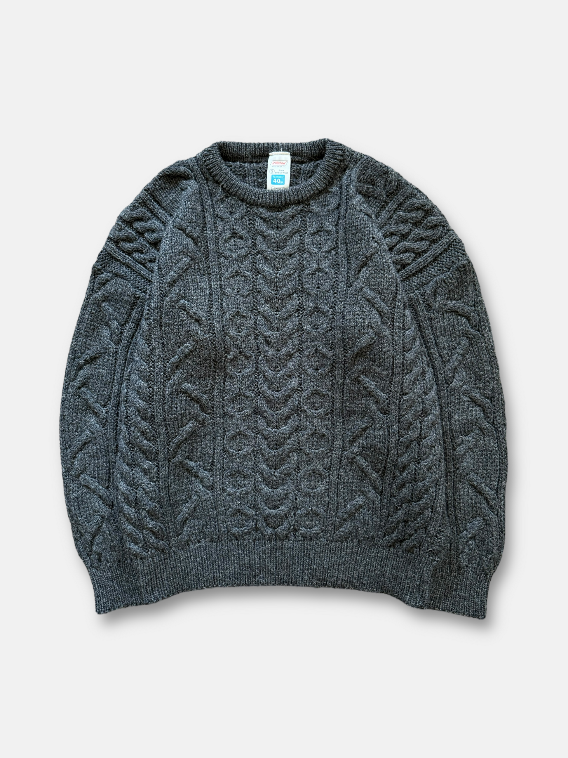 90s St. Michael British Wool Sweater (L)