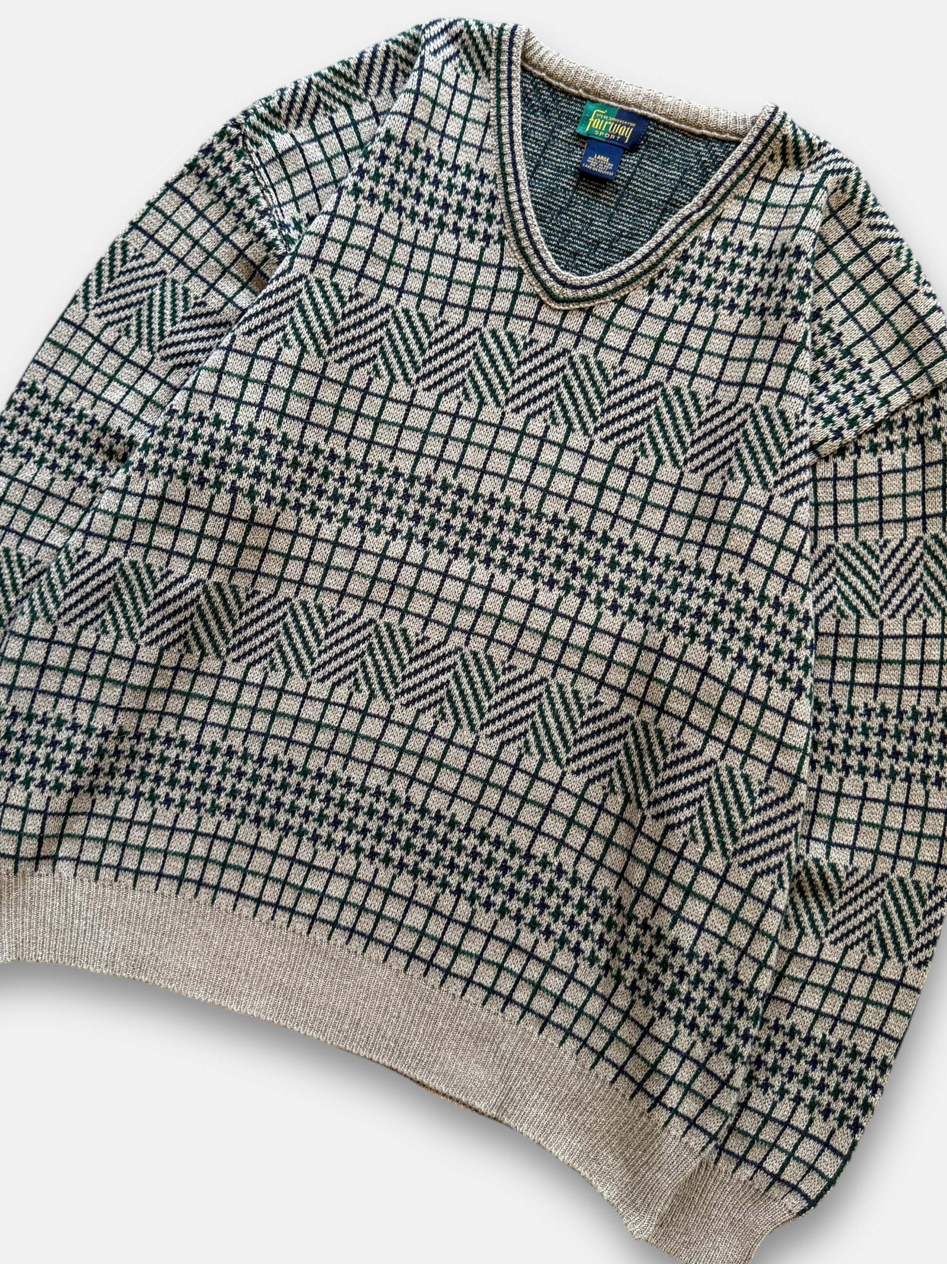 90s Fairway Sport Knit Sweater (L)