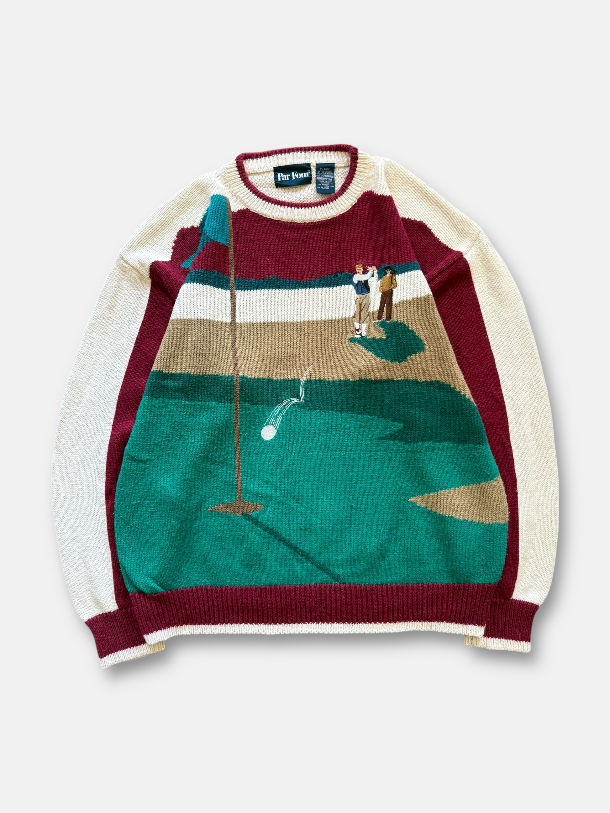 90s Par Four Golf Sweater (XL)