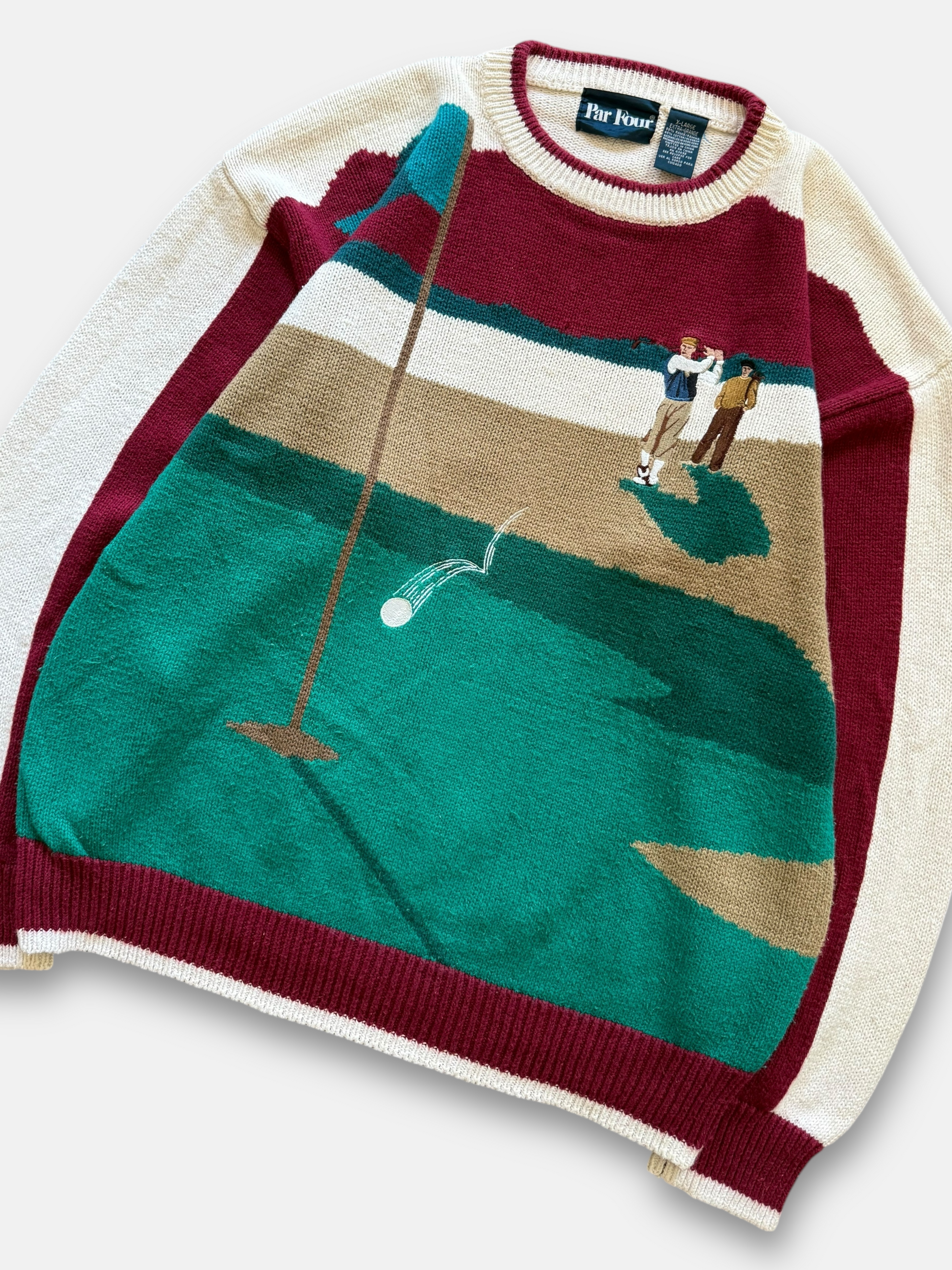 90s Par Four Golf Sweater (XL)